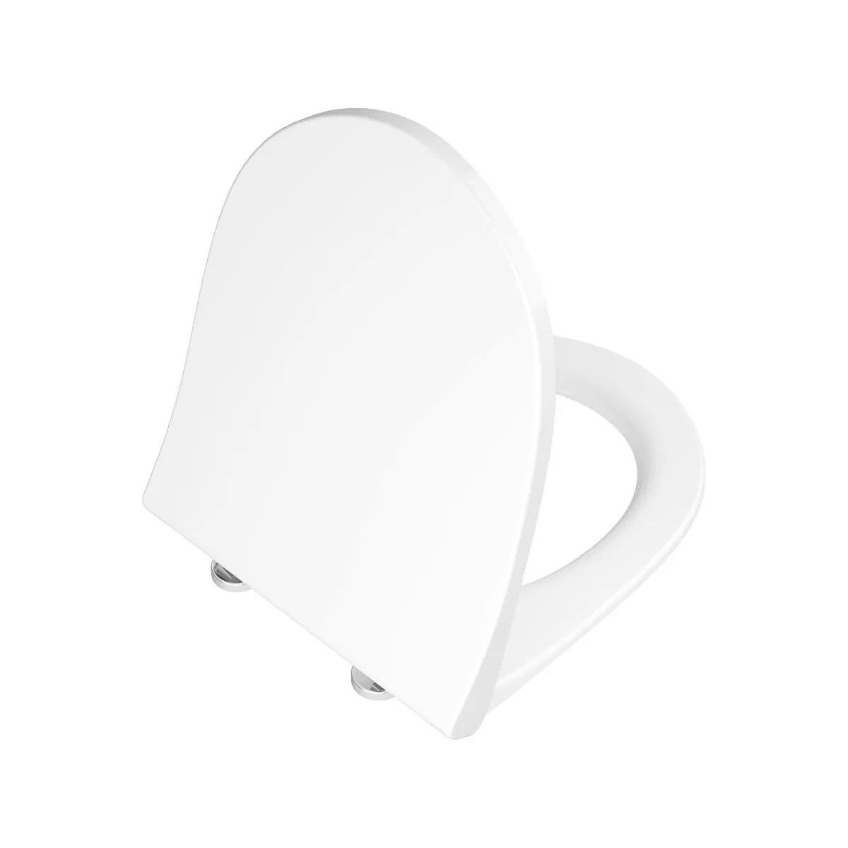 VitrA Nest Klozet Kapağı Slim, Duroplast, Üstten Sıkmalı Yavaş Kapanır,Beyaz 230-003R009
