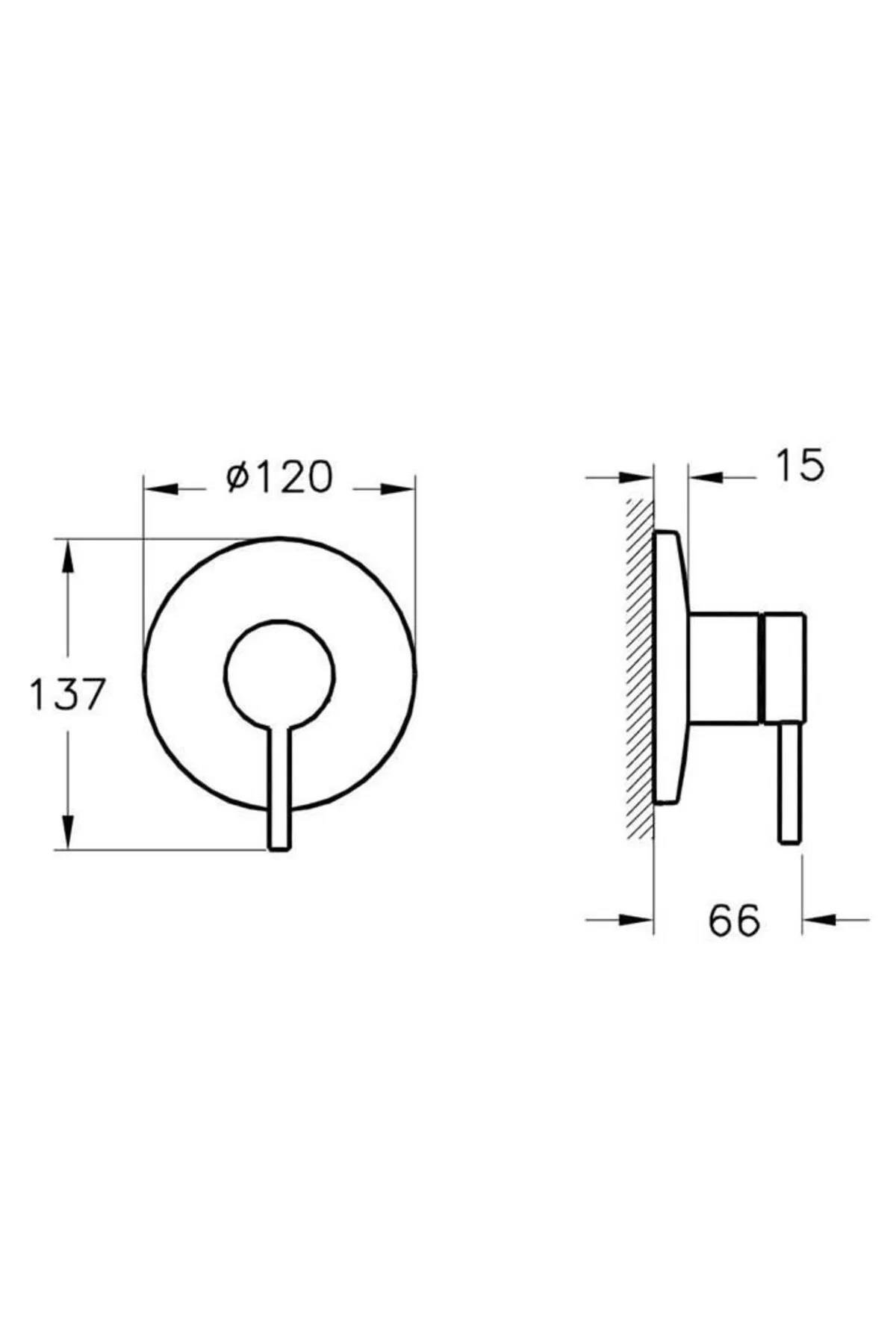 Vitra Origin Ankastre Duş Bataryası Mat Siyah (Sıva Üstü Grubu) A4262136