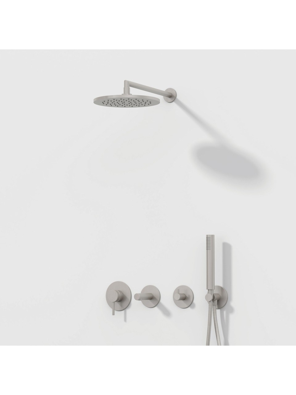 VitrA Origin Ankastre Duş Bataryası,Fırçalı Nikel, Sıva Üstü A4262134