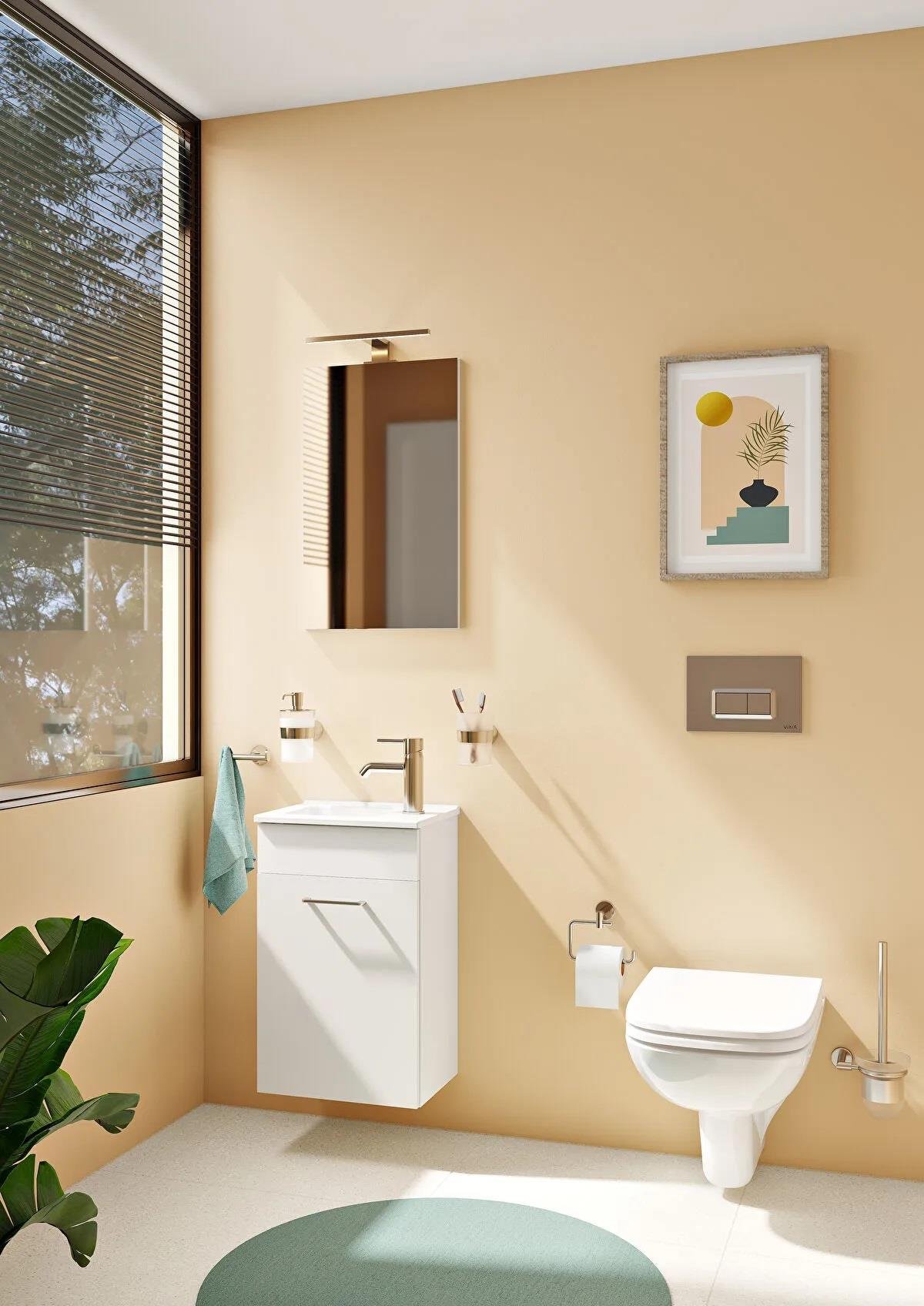 VitrA S20 Klozet Kapağı Üstten Sıkmalı Yavaş Kapanır, Plastik Menteşeli, Beyaz 147-003-909