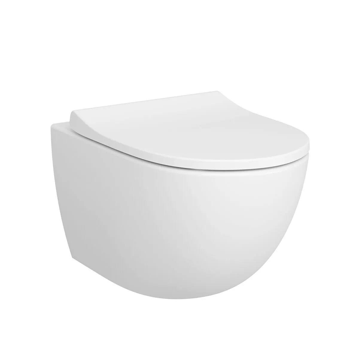 VitrA Sento Asma Klozet Rim-ex, Gizli Montajlı, 54 cm Taharet Borulu, Beyaz 7748B003-0559
