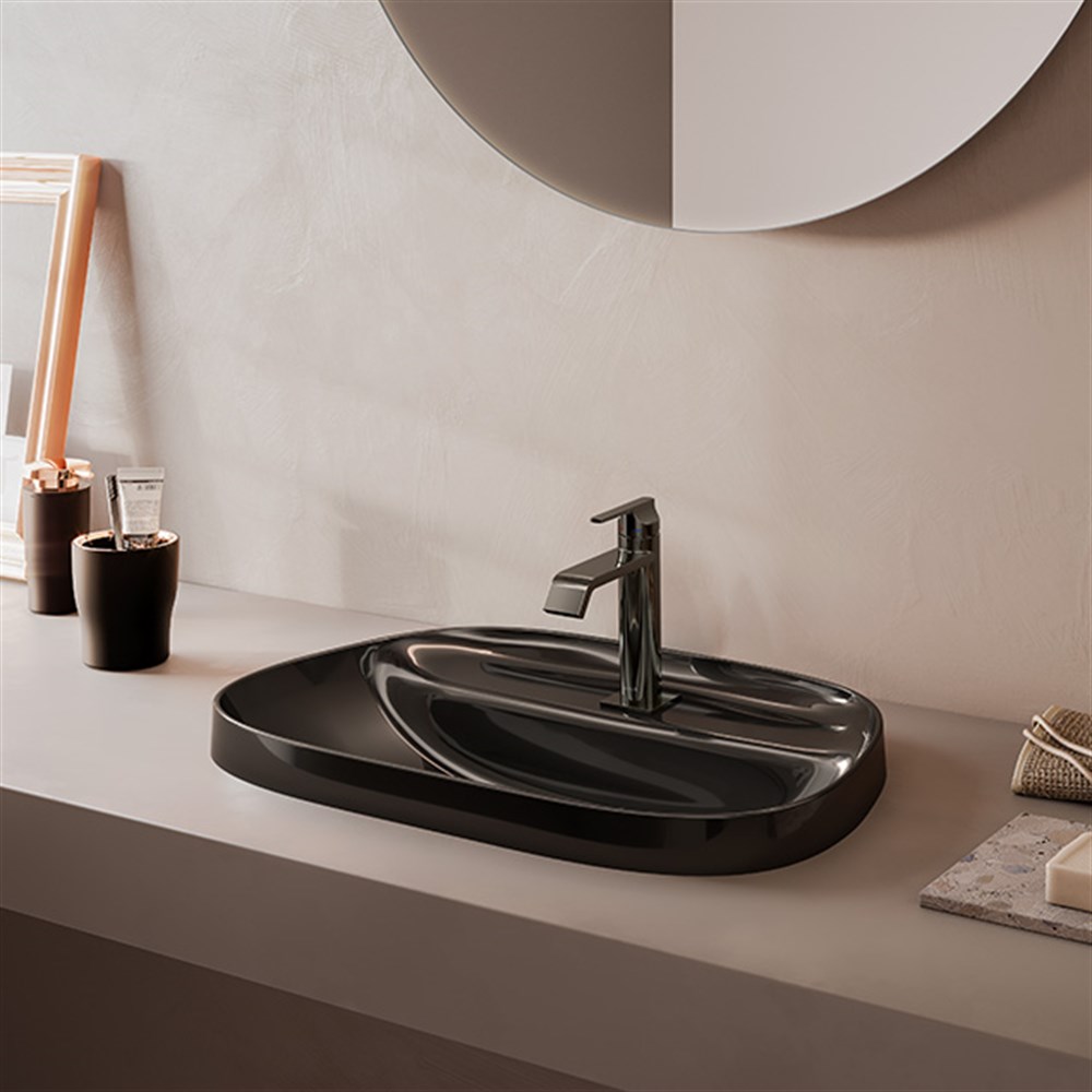 VitrA Suit Lavabo Bataryası Parlak Siyah A4281639