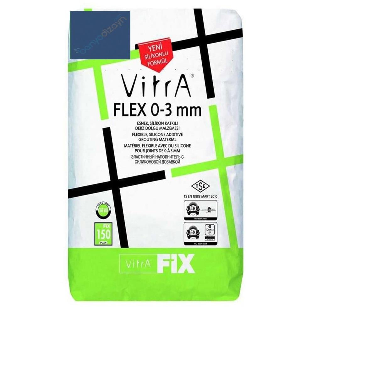 VITRAFIX FLEX 0-3MM  Safir Mavi/Sapphire Blue 5KG