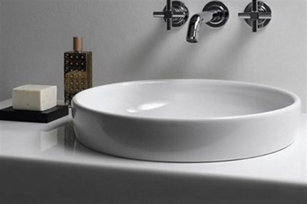Water Jewels Çanak Lavabo Armatür Deliksiz 40 cm Beyaz 4334B003-0016