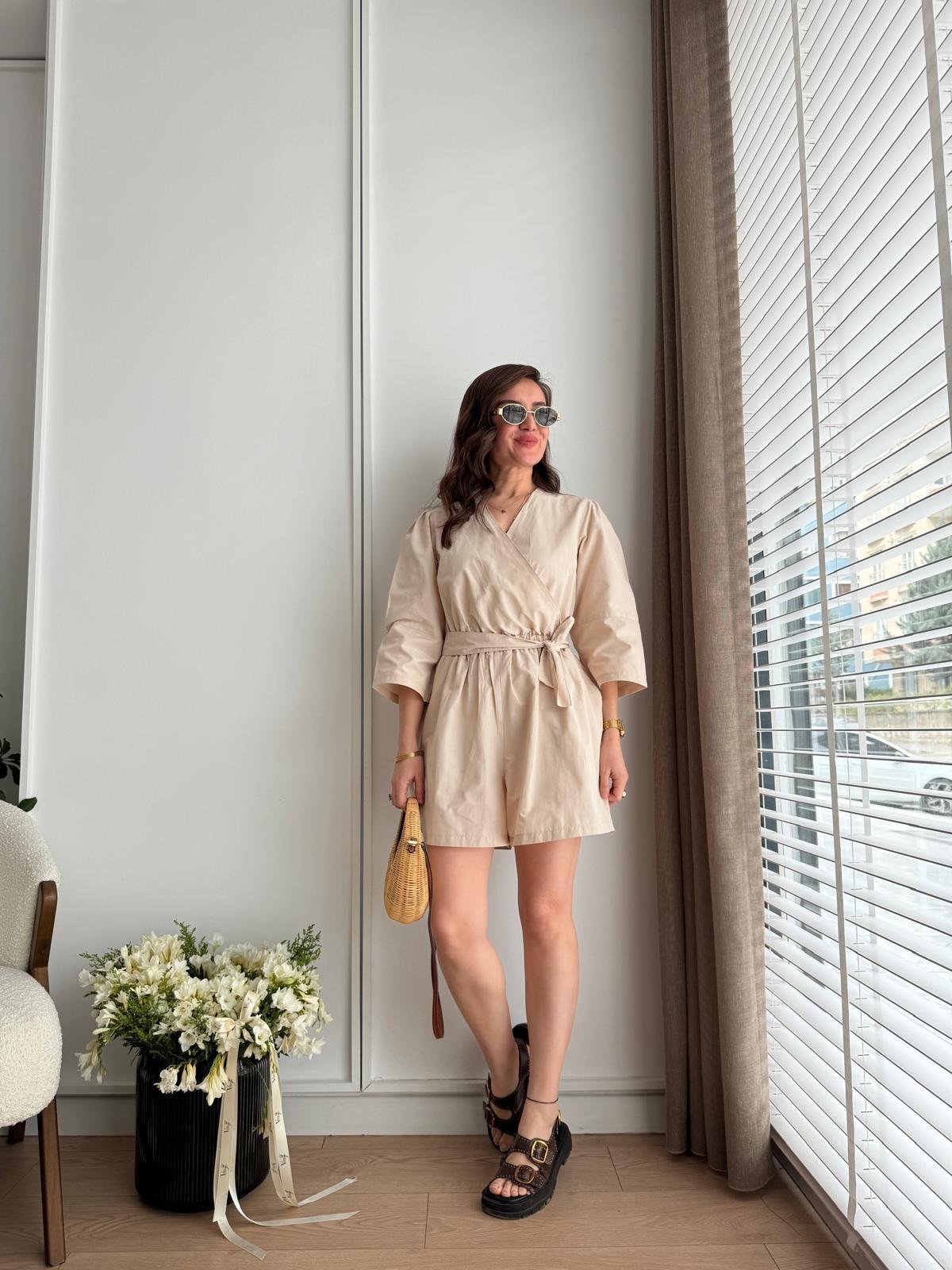 Bej Balon Kol Tulum 36130