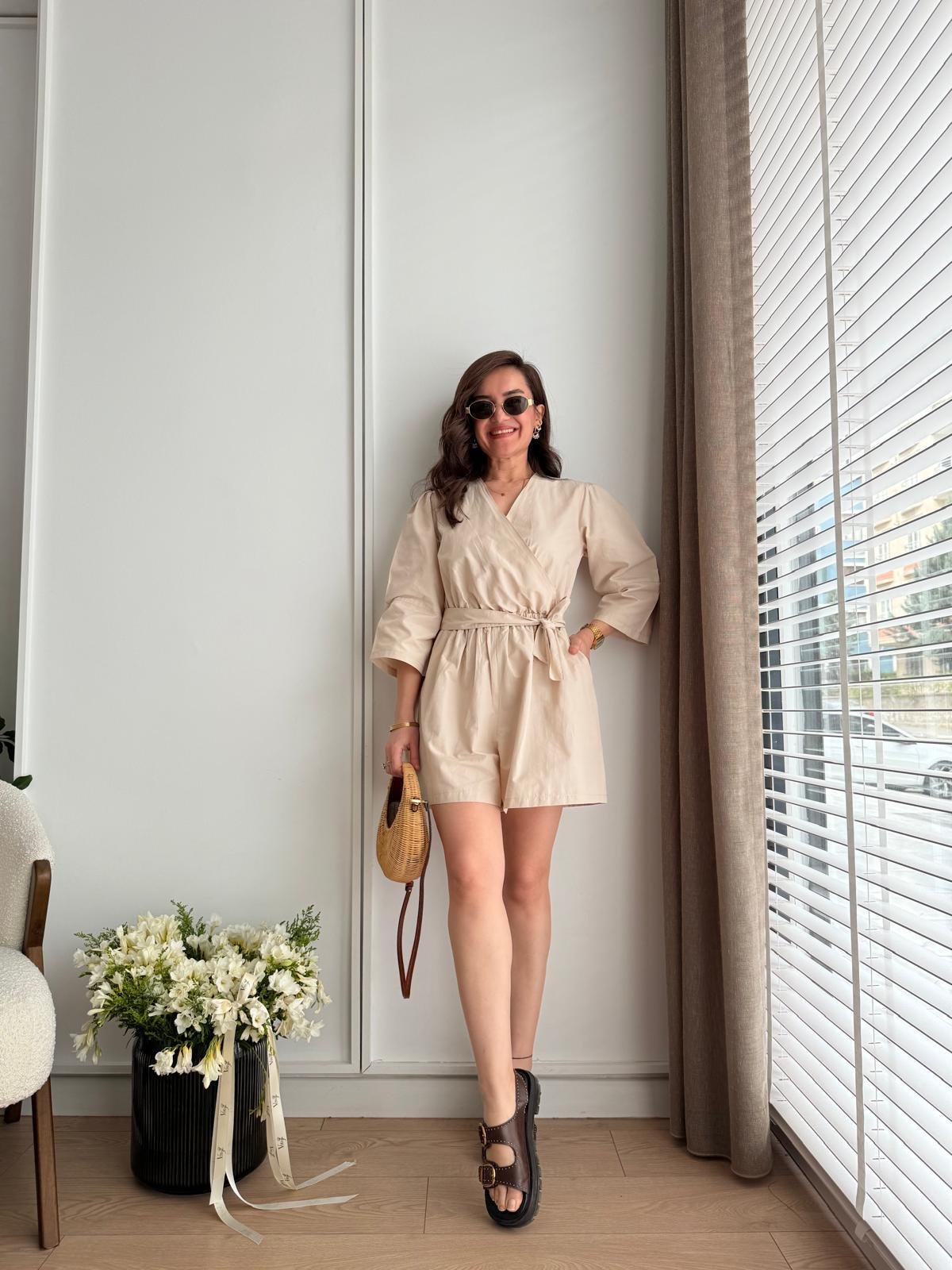 Bej Balon Kol Tulum 36130