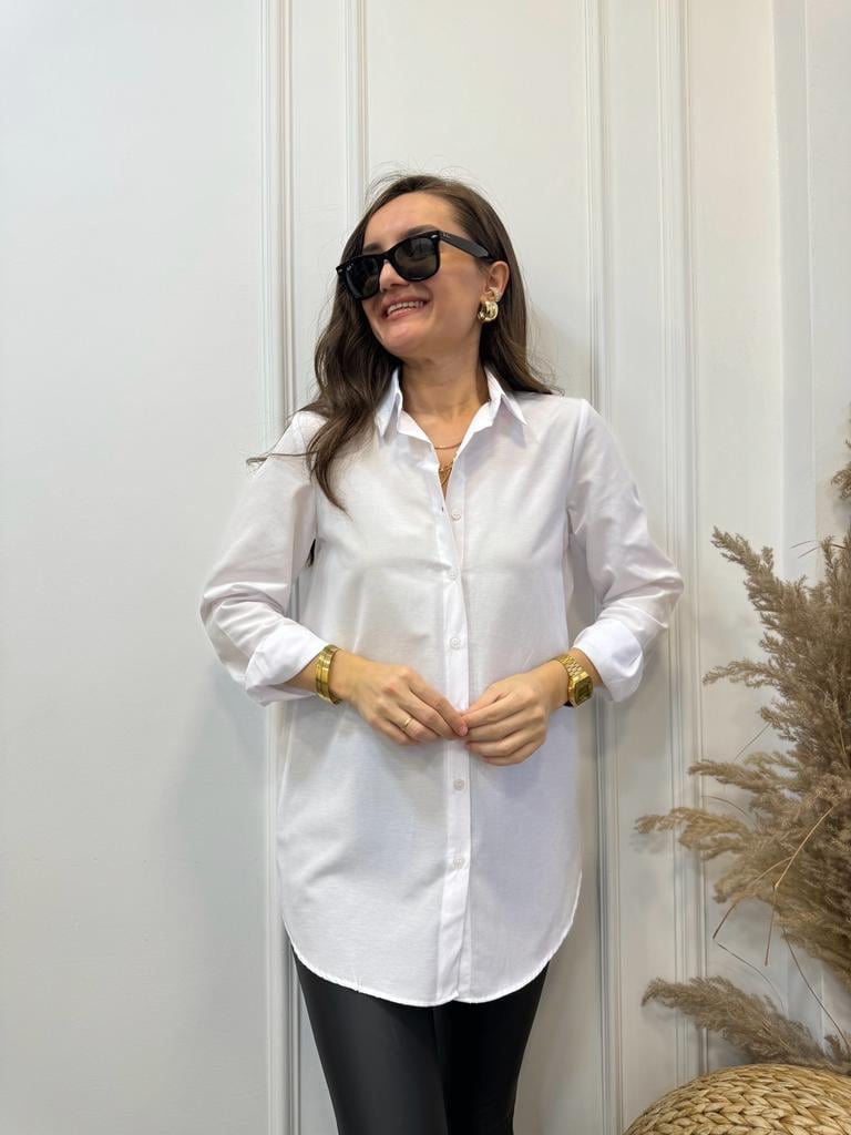 Bej Turkuaz Desenli Süveter Gömlek Takım 93733