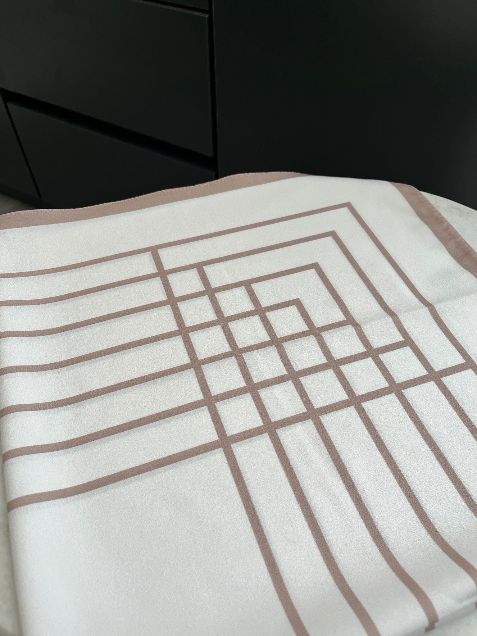 Camel Geometrik Desen Fular F07