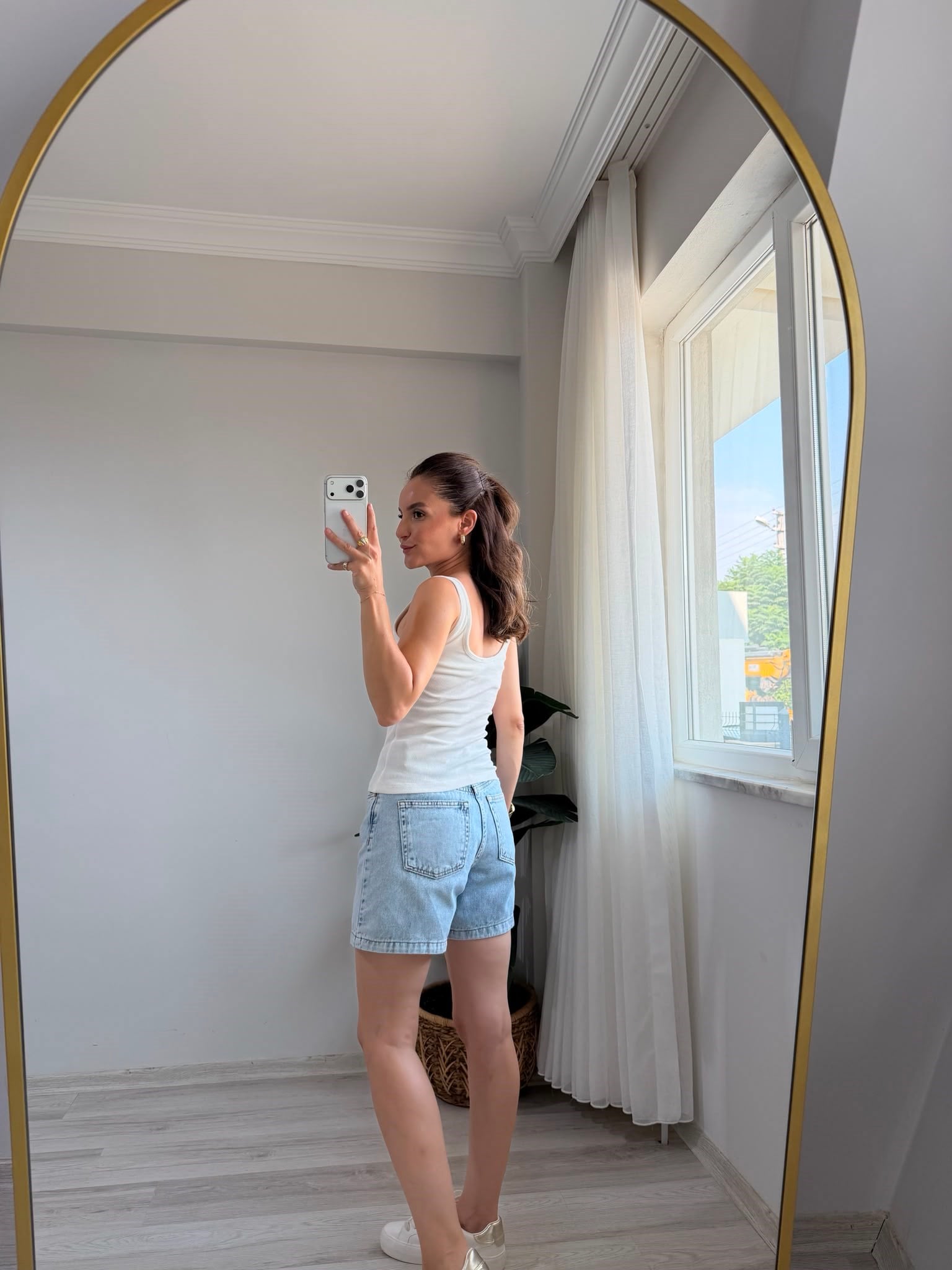 Ekru Göğüs Pedli Fitilli Atlet 61053