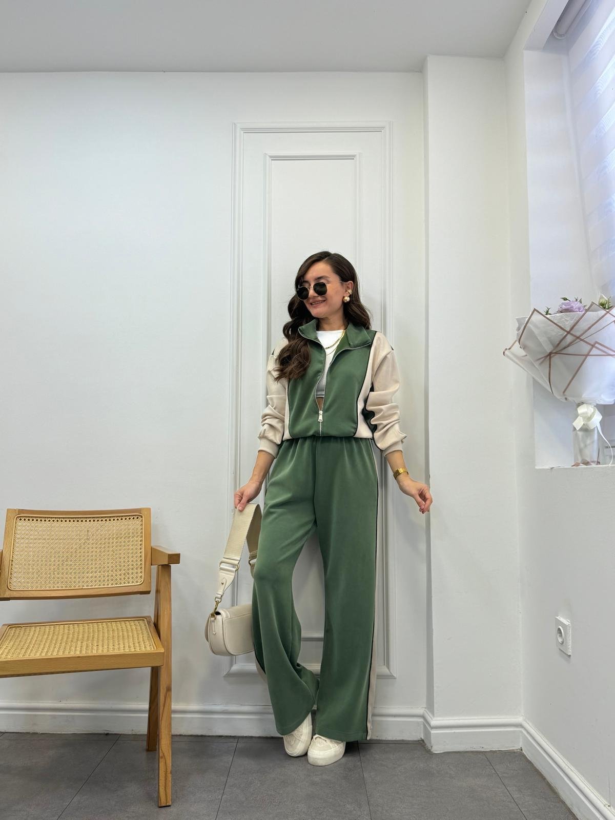 Haki Biyeli Marka Model Modal Takım 4049