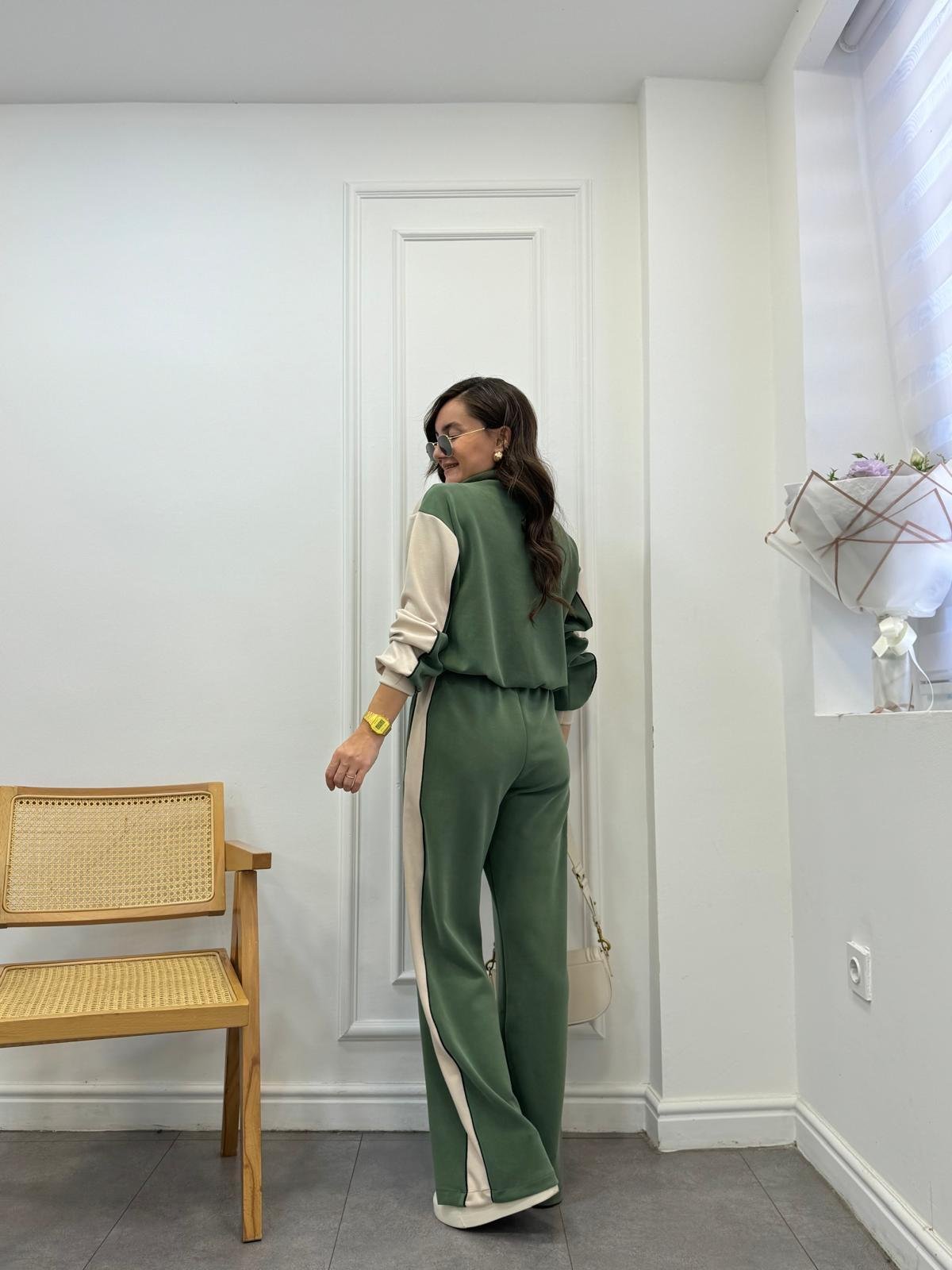 Haki Biyeli Marka Model Modal Takım 4049