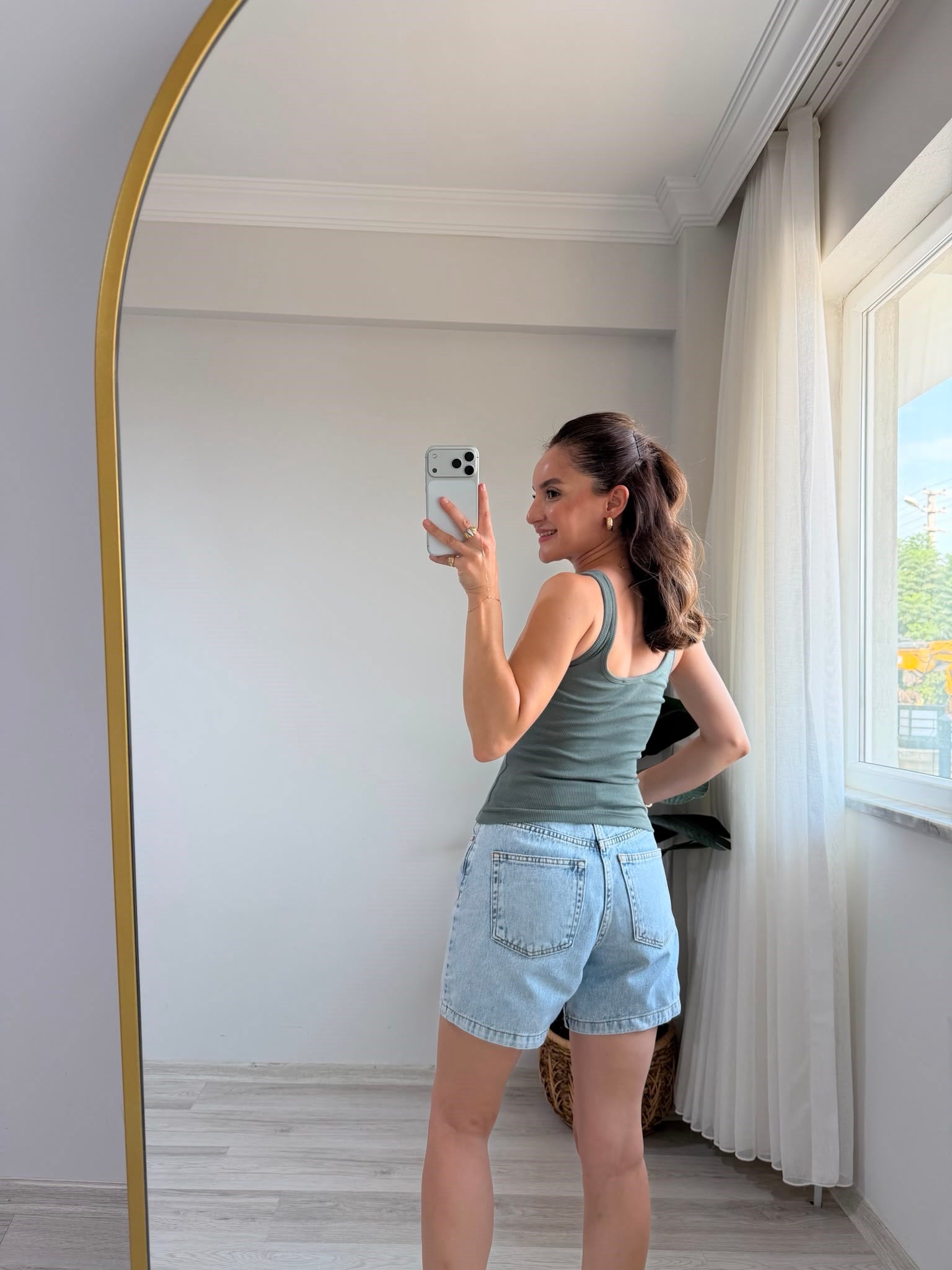 Haki Göğüs Pedli Fitilli Atlet 61053
