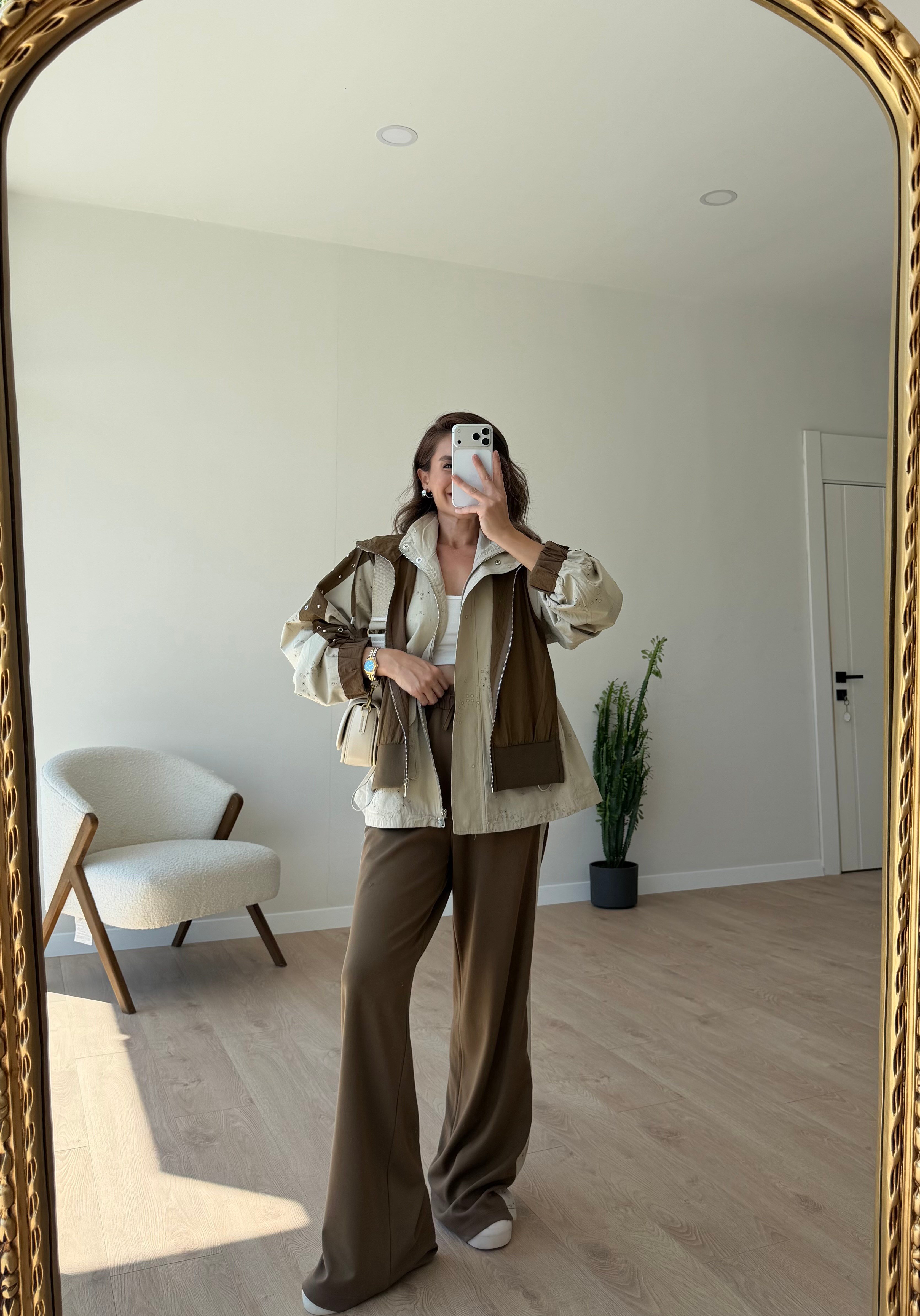 Kahve rengi Fisto Model Paraşüt Detay Takım 37650