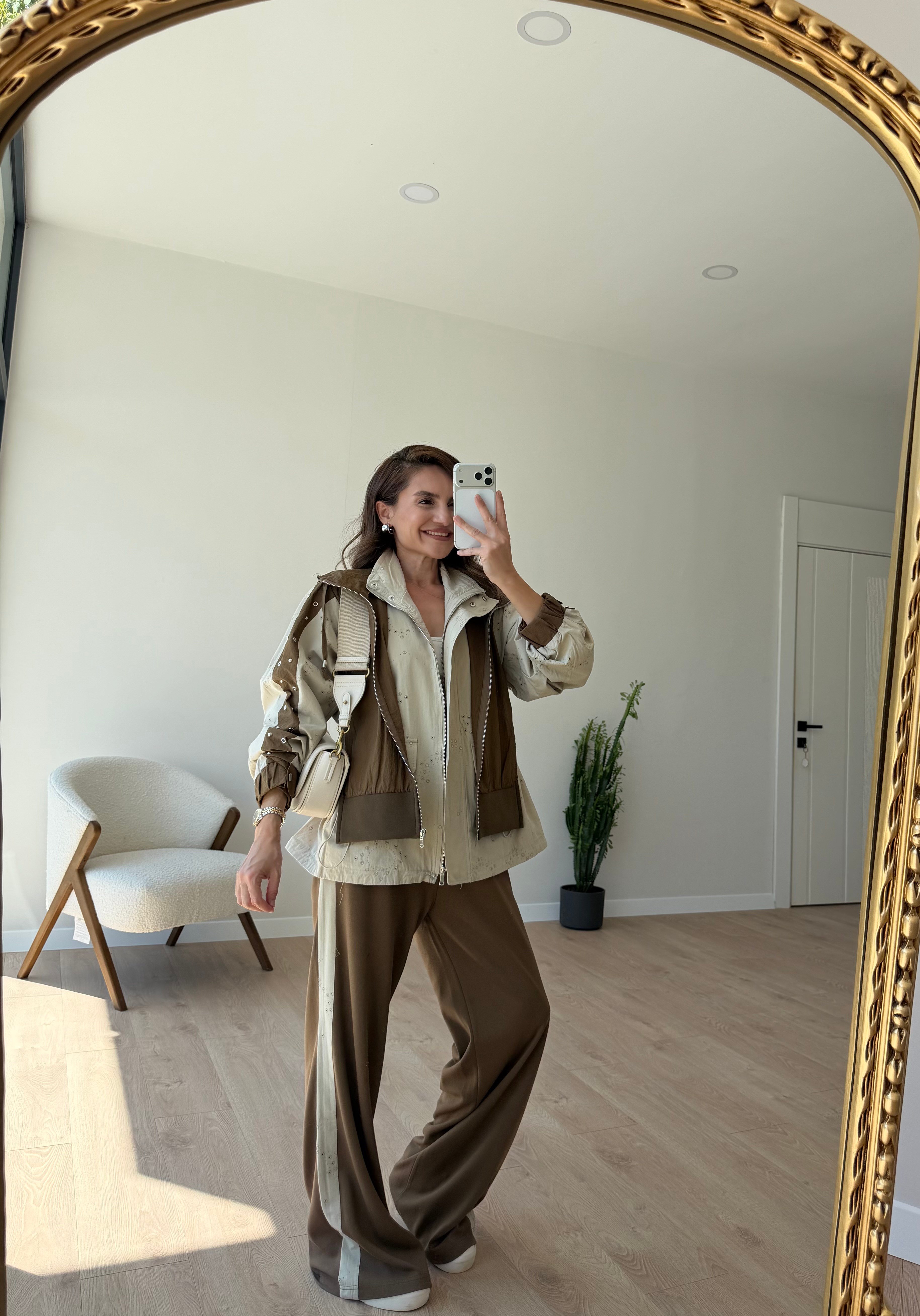 Kahve rengi Fisto Model Paraşüt Detay Takım 37650