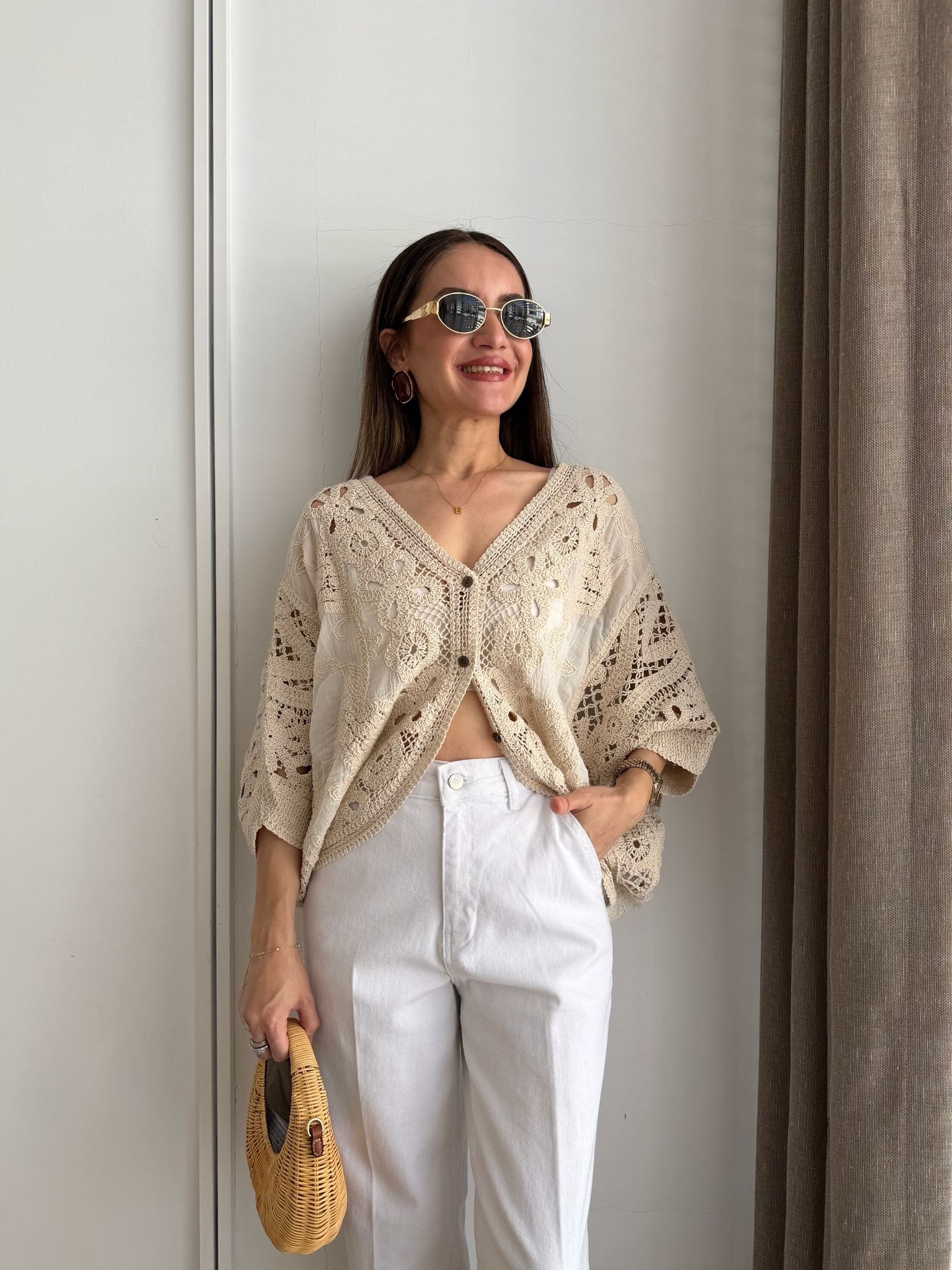 Naturel Örme Kimono 39727