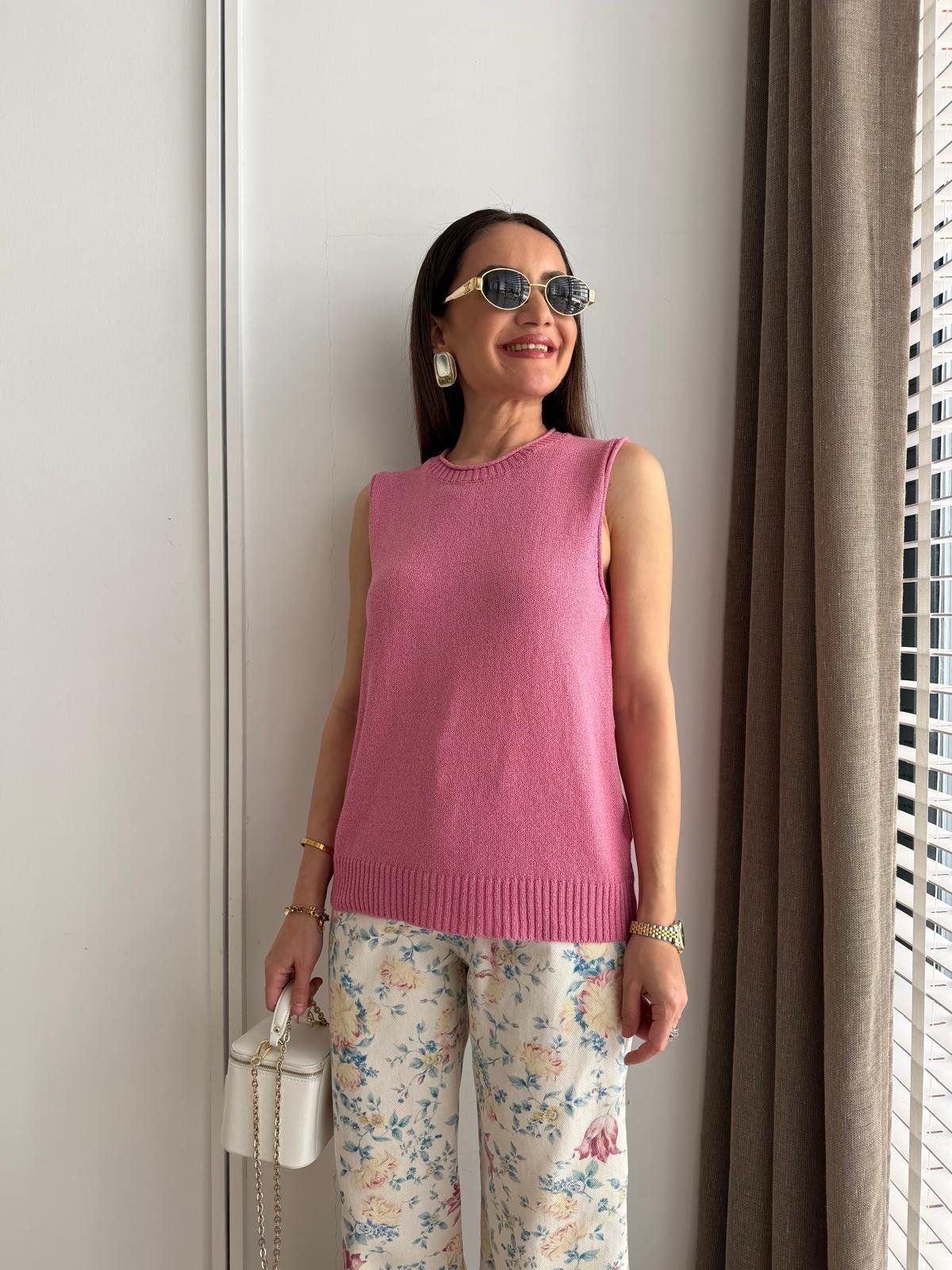 Pembe Elit Triko Merserize Kolsuz Triko 261050
