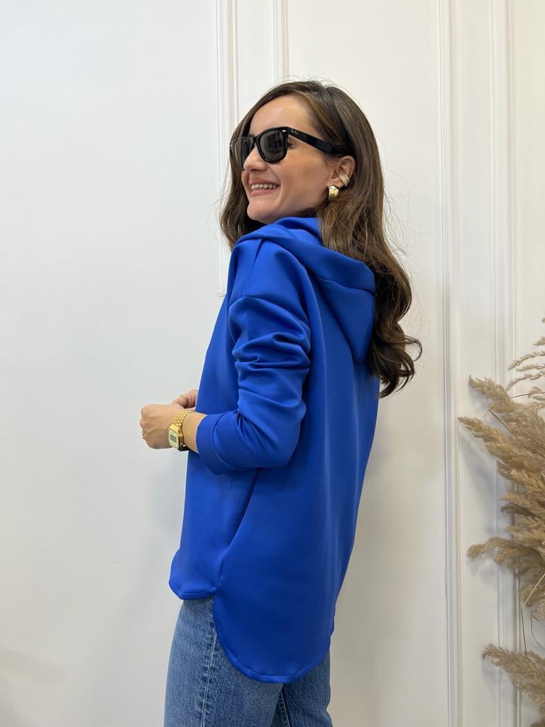 Sax Scuba Kumaş Kapüşonlu Sweatshirt 1001