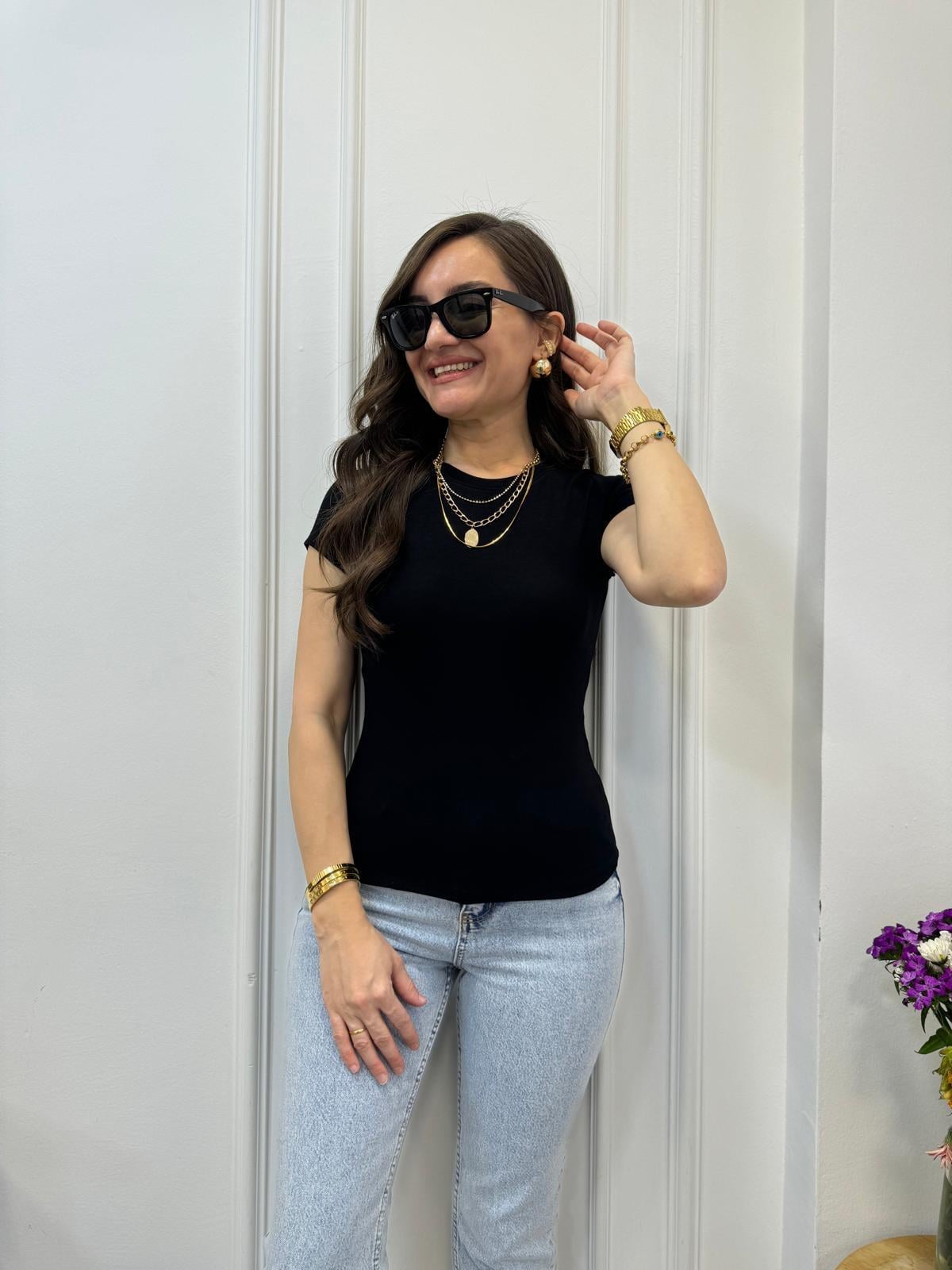 Siyah Basic Badi 16251