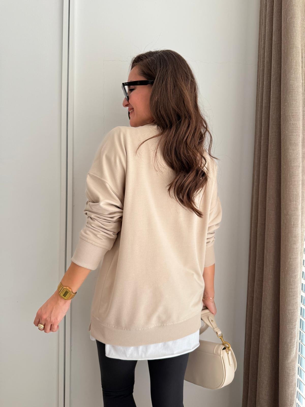 Taş Basic İki İplik Sweatshirt 9002