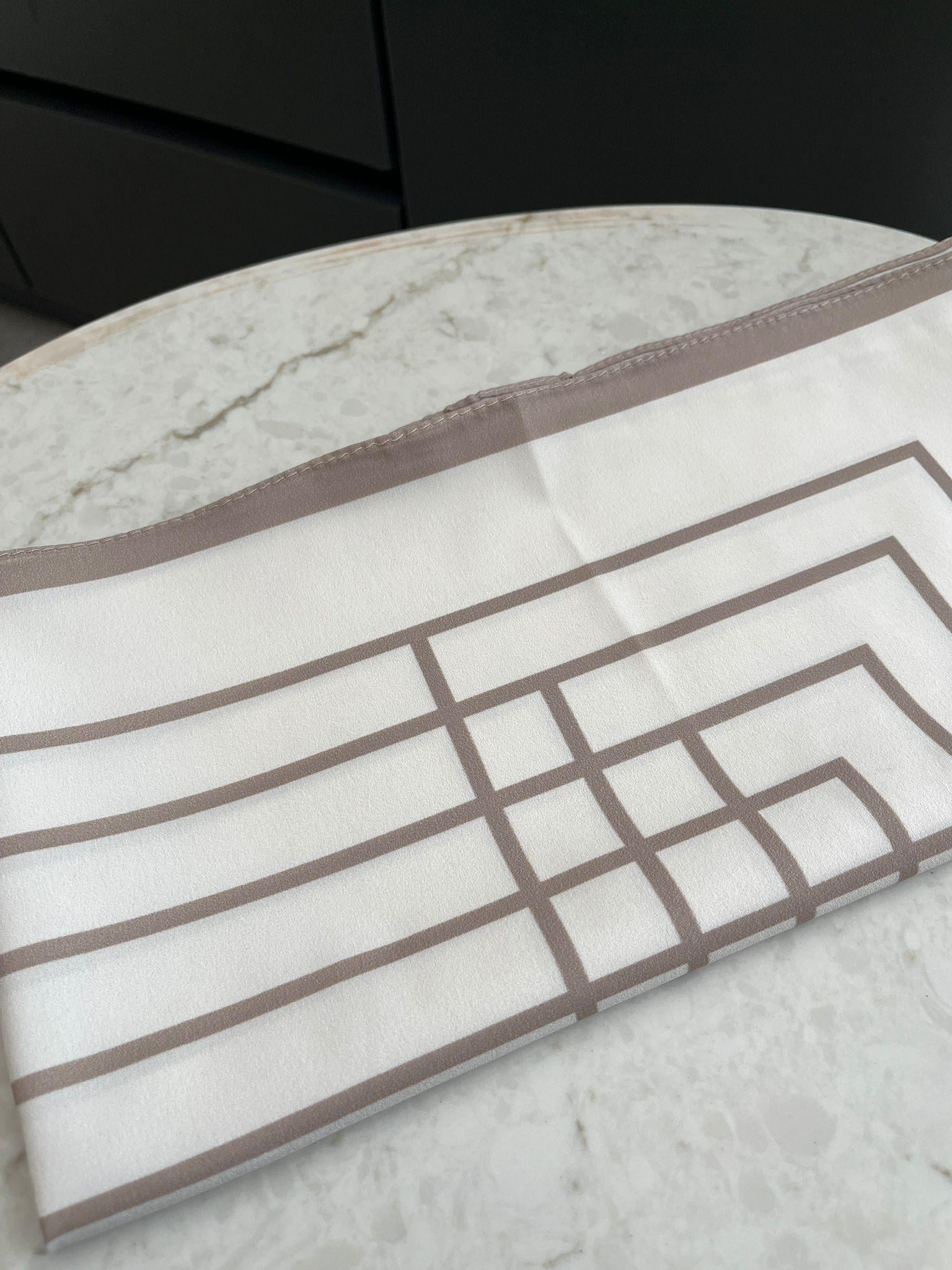 Vizon Geometrik Desen Fular F07