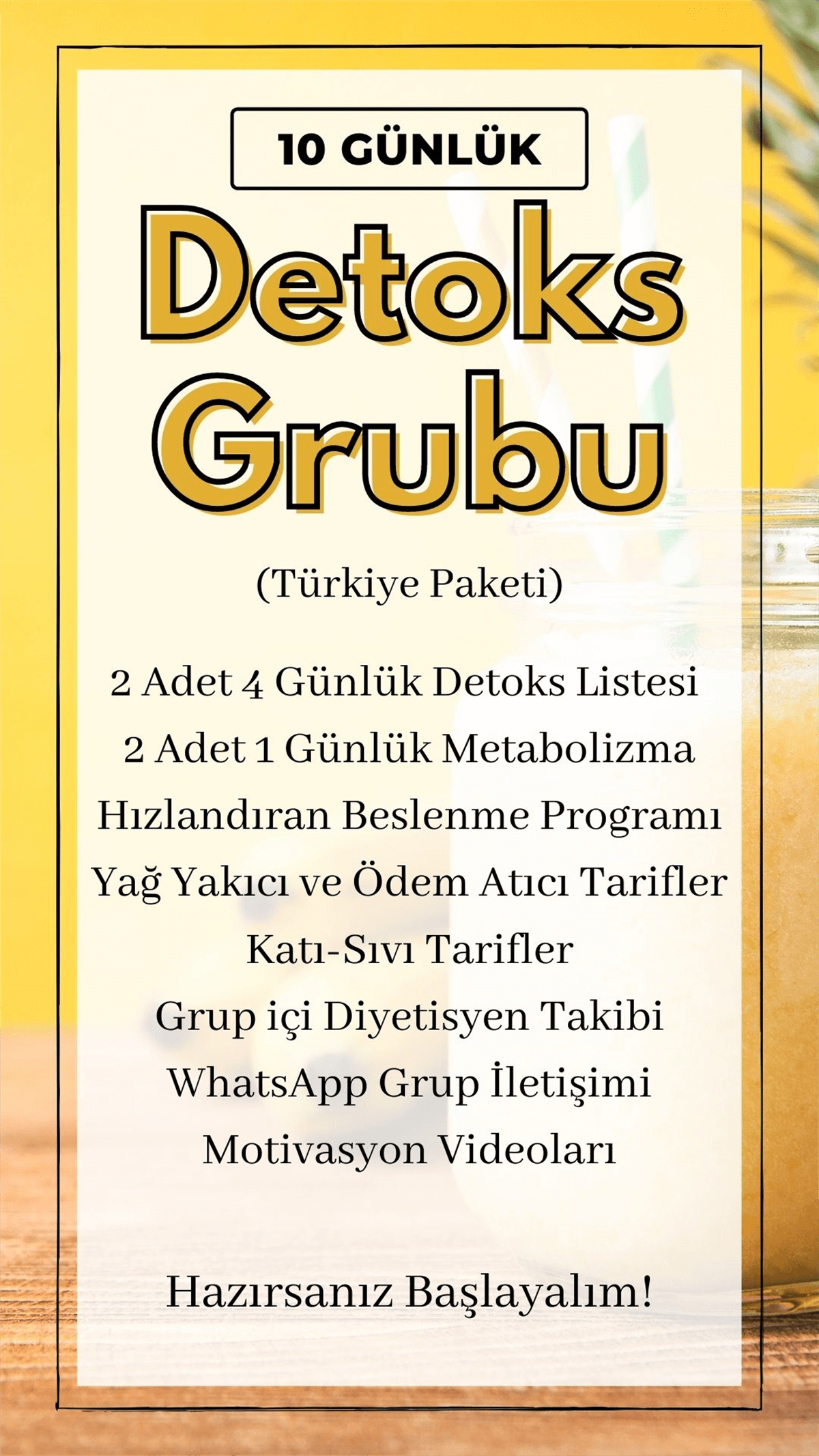 10 Günlük Detoks Grubu