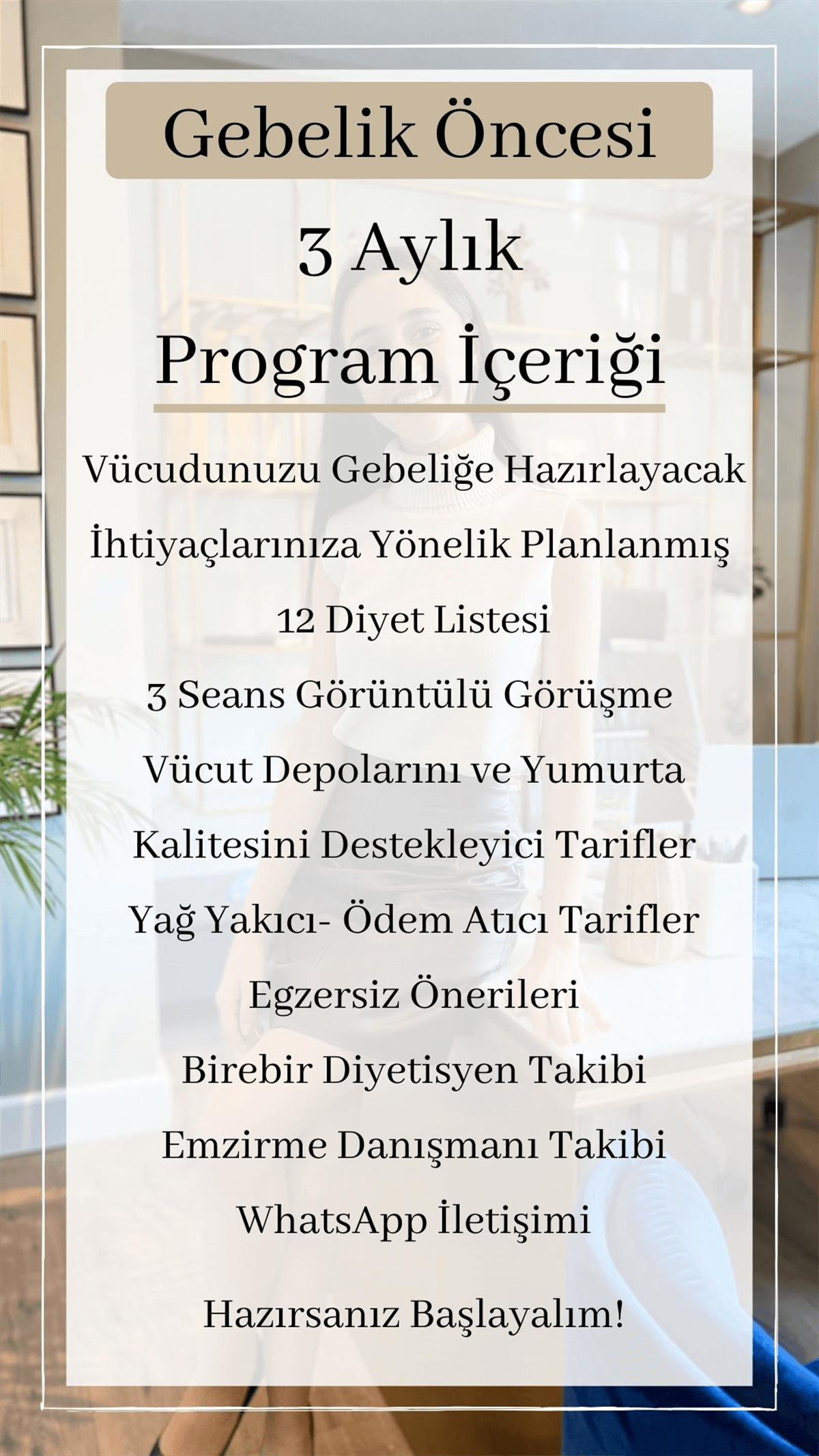 Gebelik Öncesi Beslenme Programı