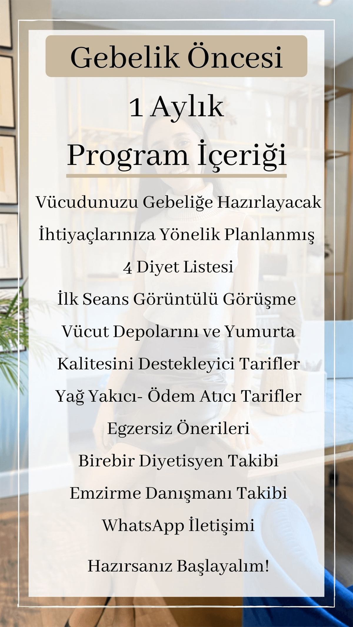 Gebelik Öncesi Beslenme Programı