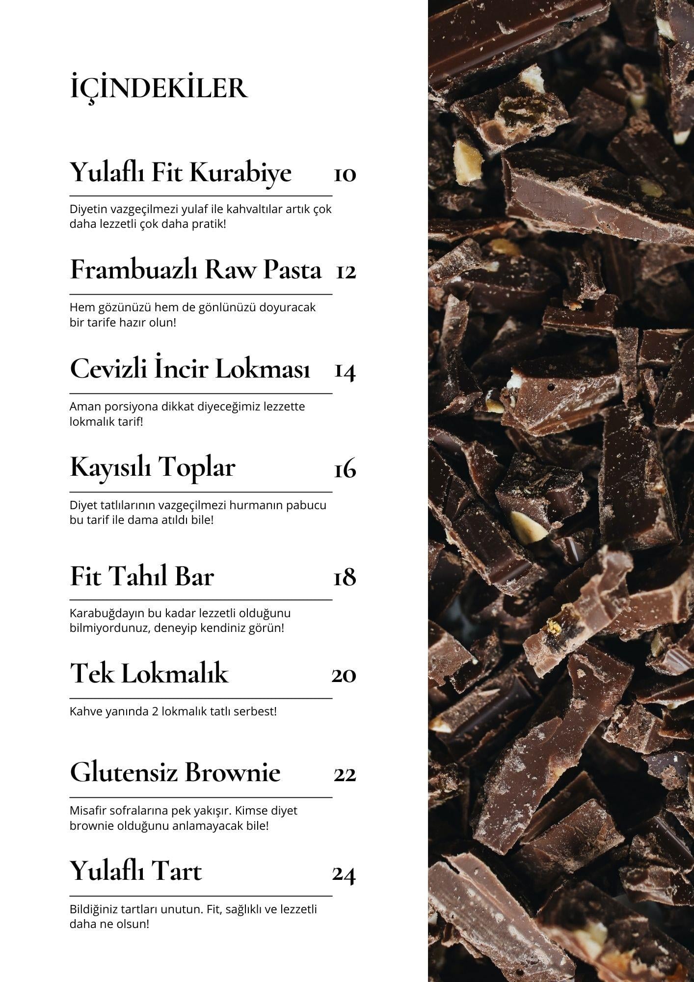 Pratik ve Fit Tatlı Tarifleri (E-Kitap)