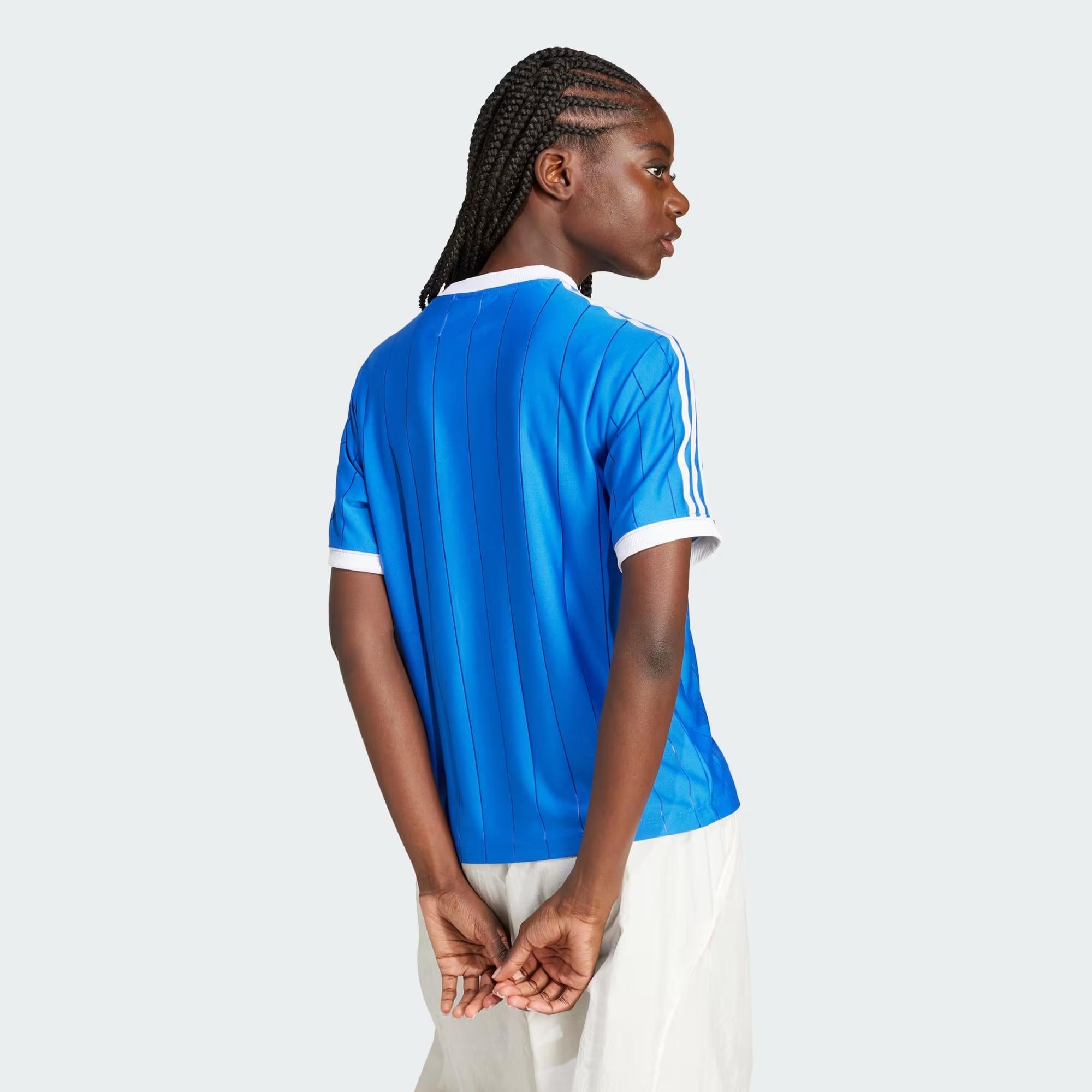 adidas Adicolor 3-Stripes Pinstripe Kadın Tişört