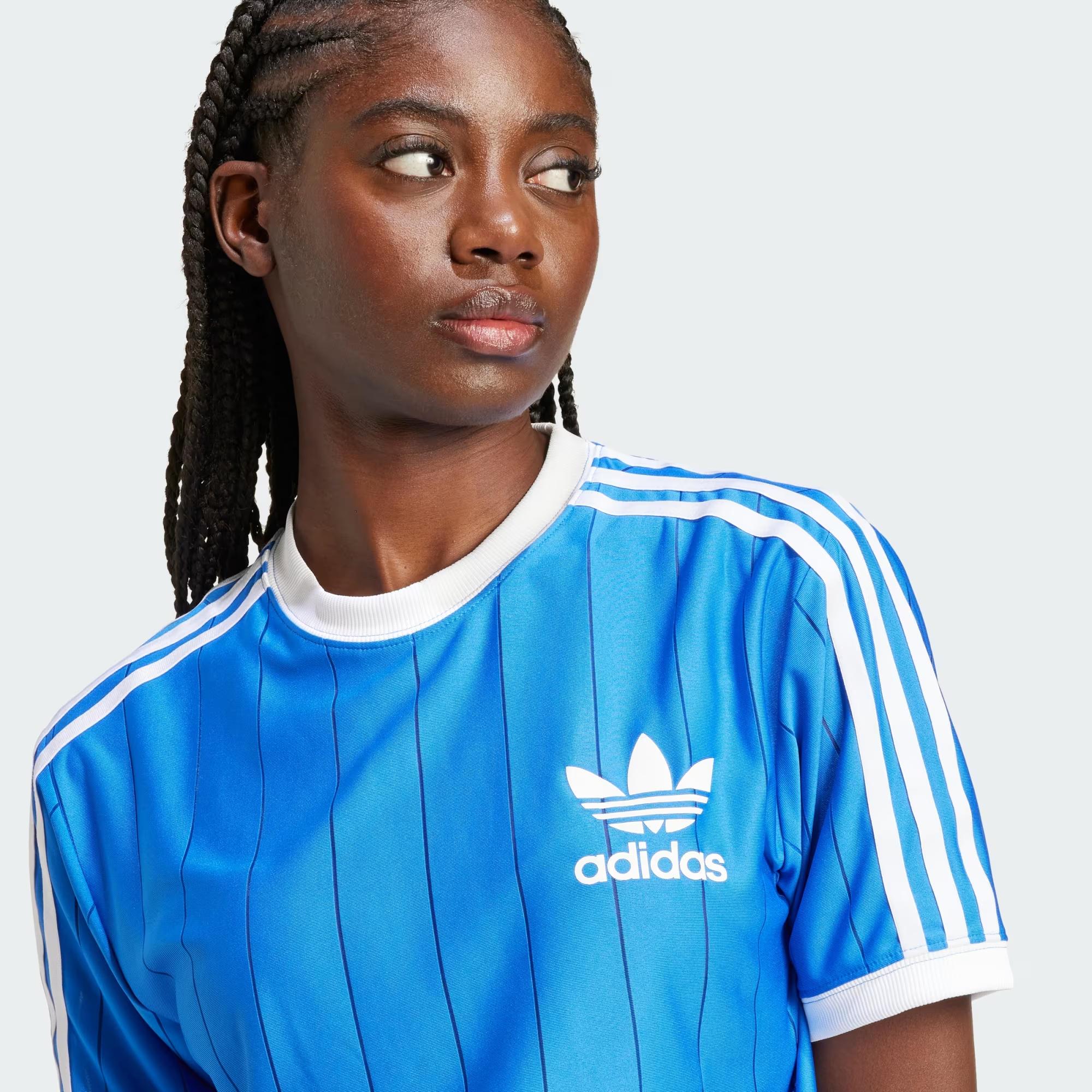 adidas Adicolor 3-Stripes Pinstripe Kadın Tişört
