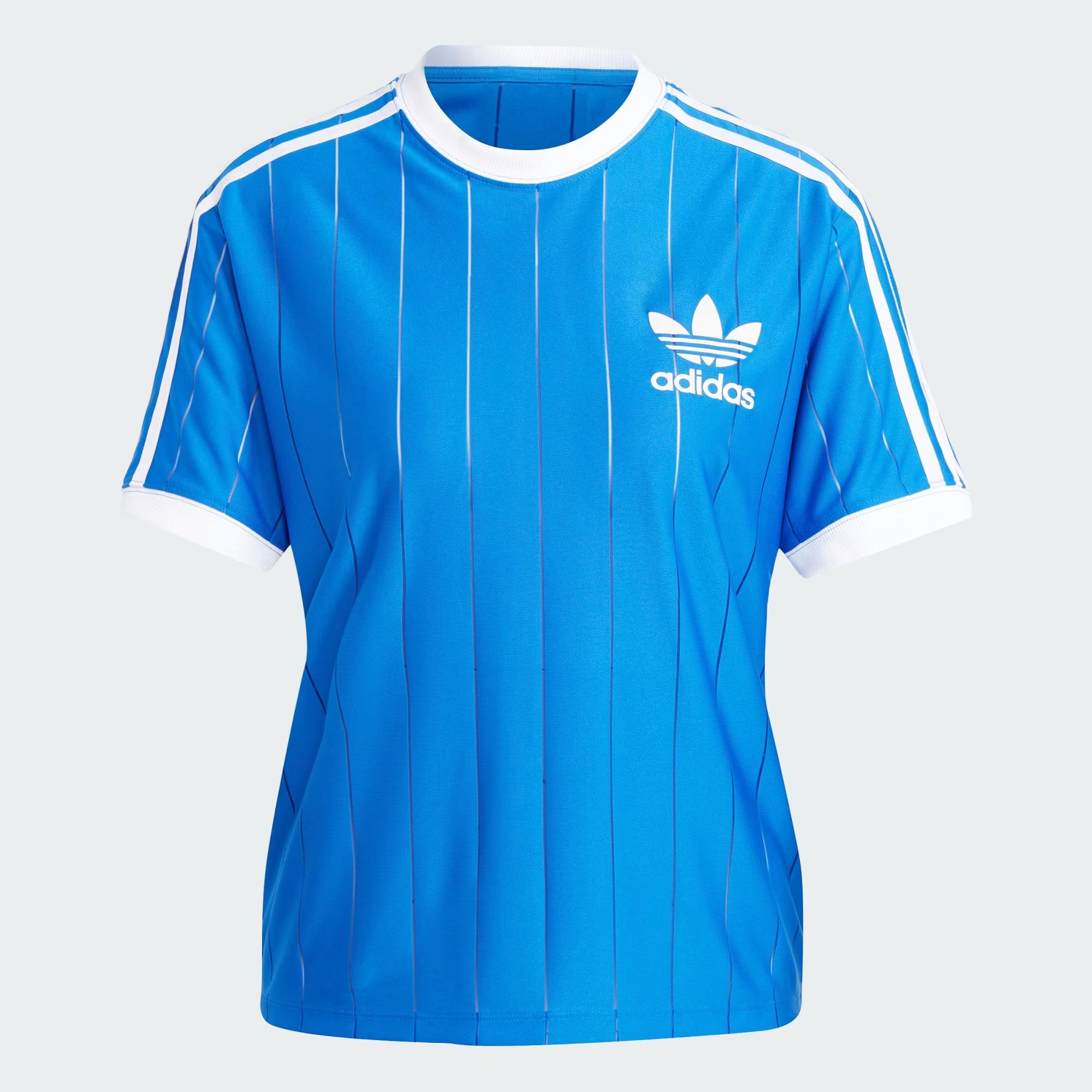adidas Adicolor 3-Stripes Pinstripe Kadın Tişört