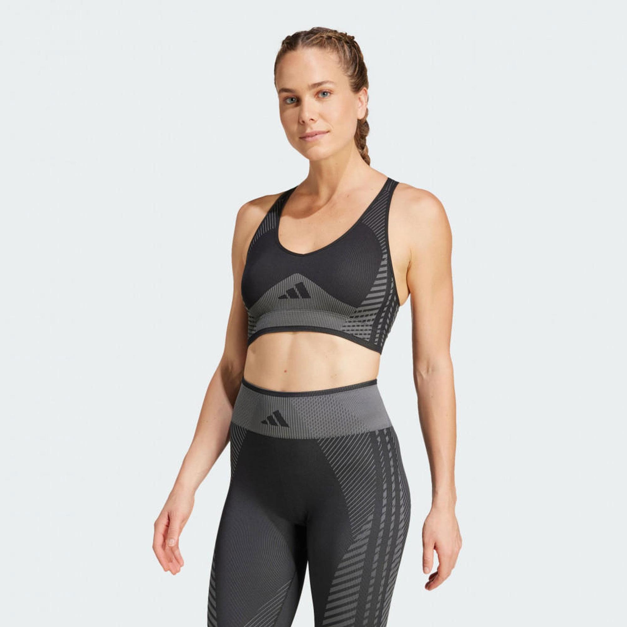 adidas Aeroknit Training Light Support Kadın Büstiyer