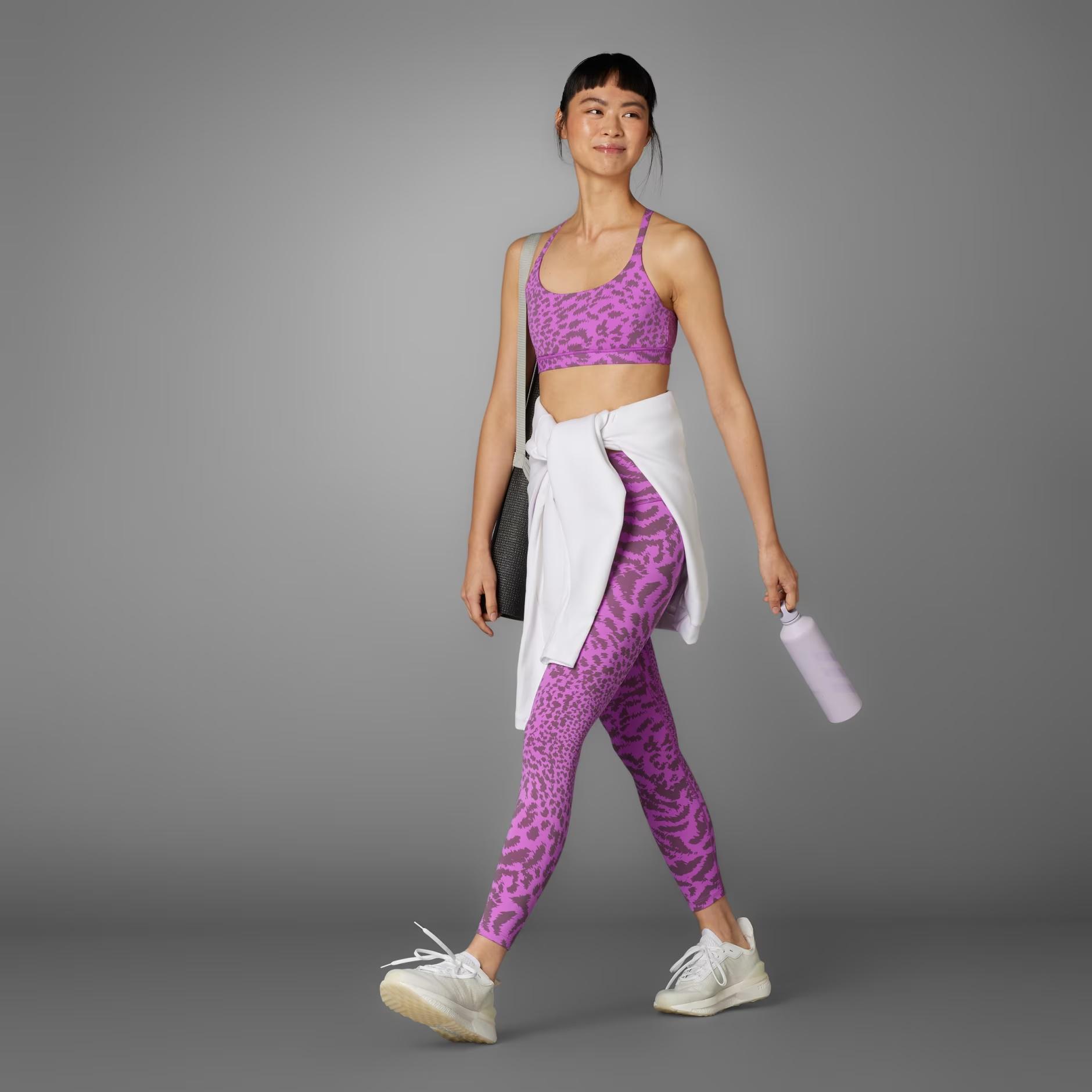 adidas ALL ME Light-Support Allover Print Kadın Büstiyer