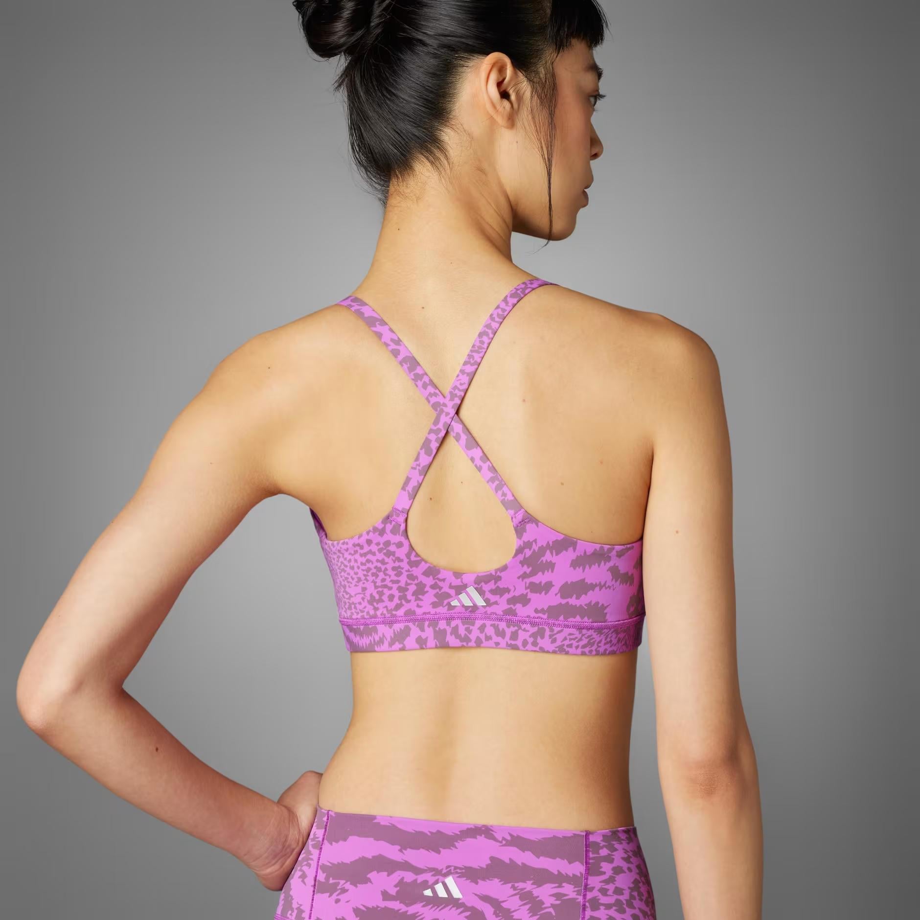adidas ALL ME Light-Support Allover Print Kadın Büstiyer