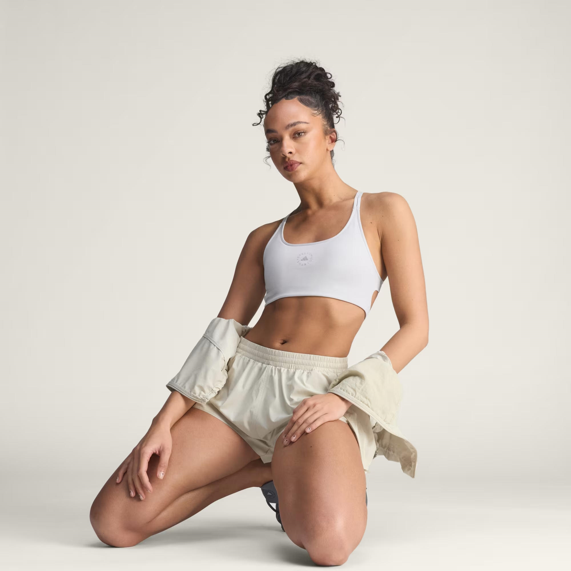 adidas by Stella McCartney Running Mini Crop top Kadın Büstiyer