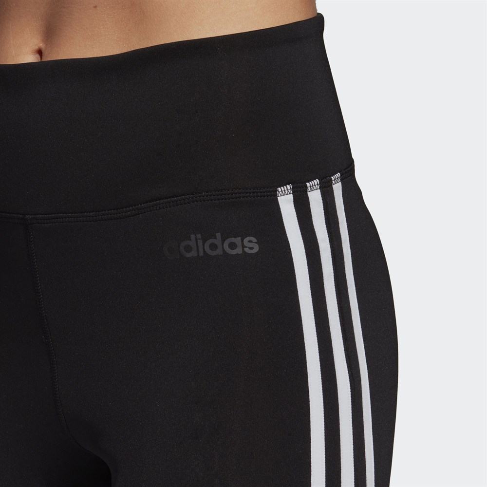 adidas Design 2 Move 3-Stripes High-Rise Long Kadın Tayt