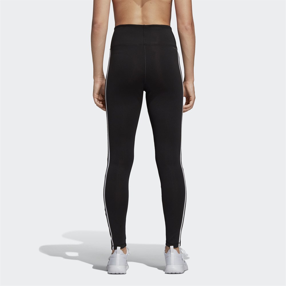adidas Design 2 Move 3-Stripes High-Rise Long Kadın Tayt