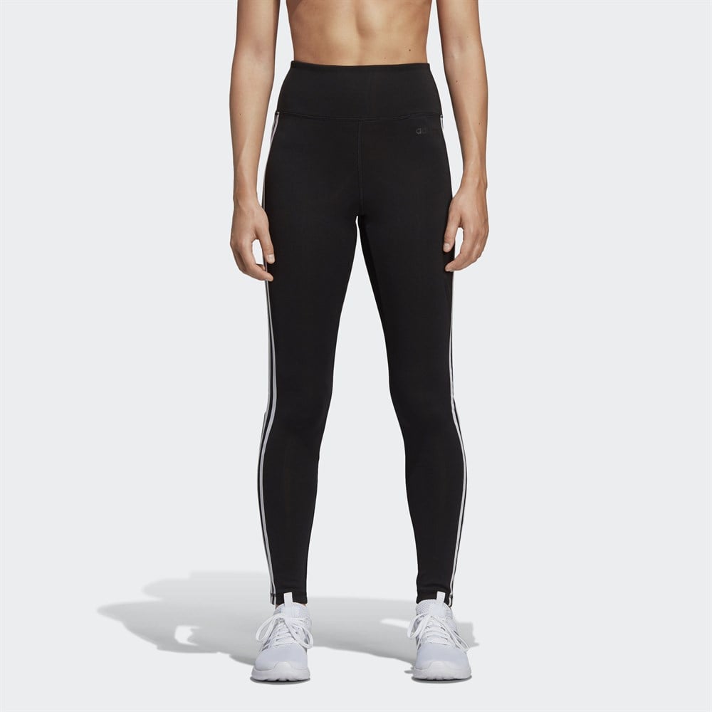 adidas Design 2 Move 3-Stripes High-Rise Long Kadın Tayt