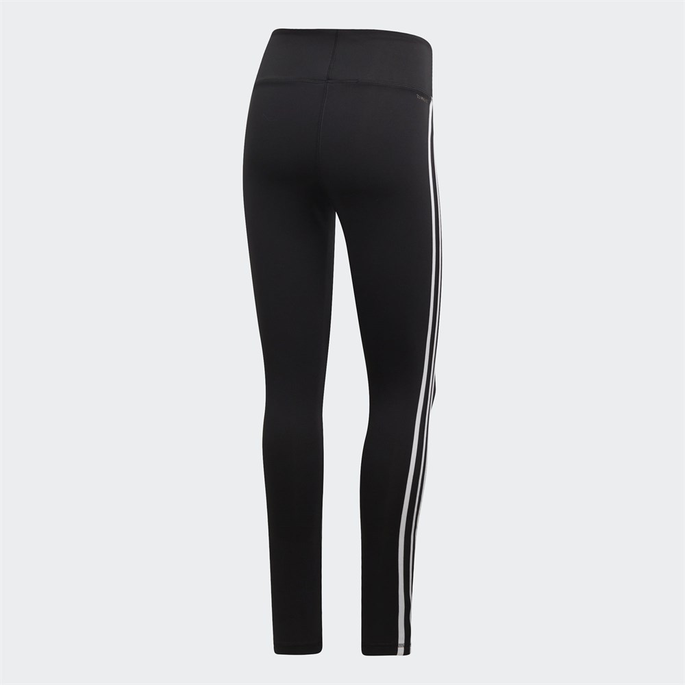 adidas Design 2 Move 3-Stripes High-Rise Long Kadın Tayt