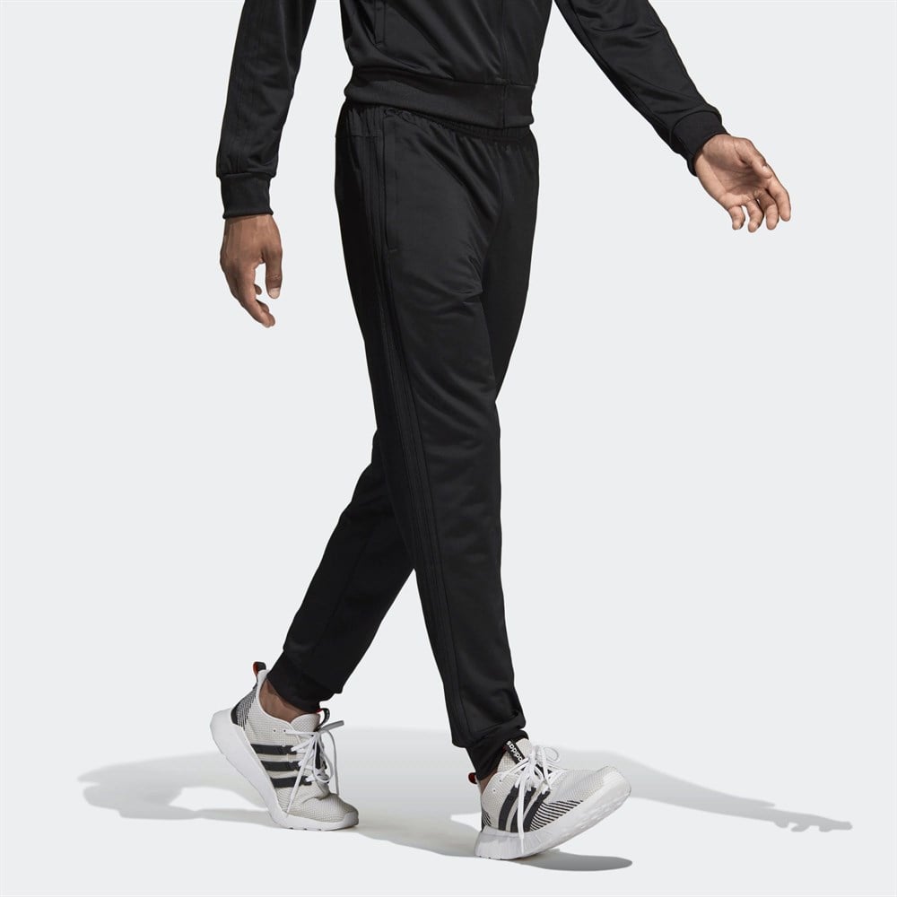 adidas Essenials 3 Stripes Tapered Tricot Pants Erkek Eşofman Altı