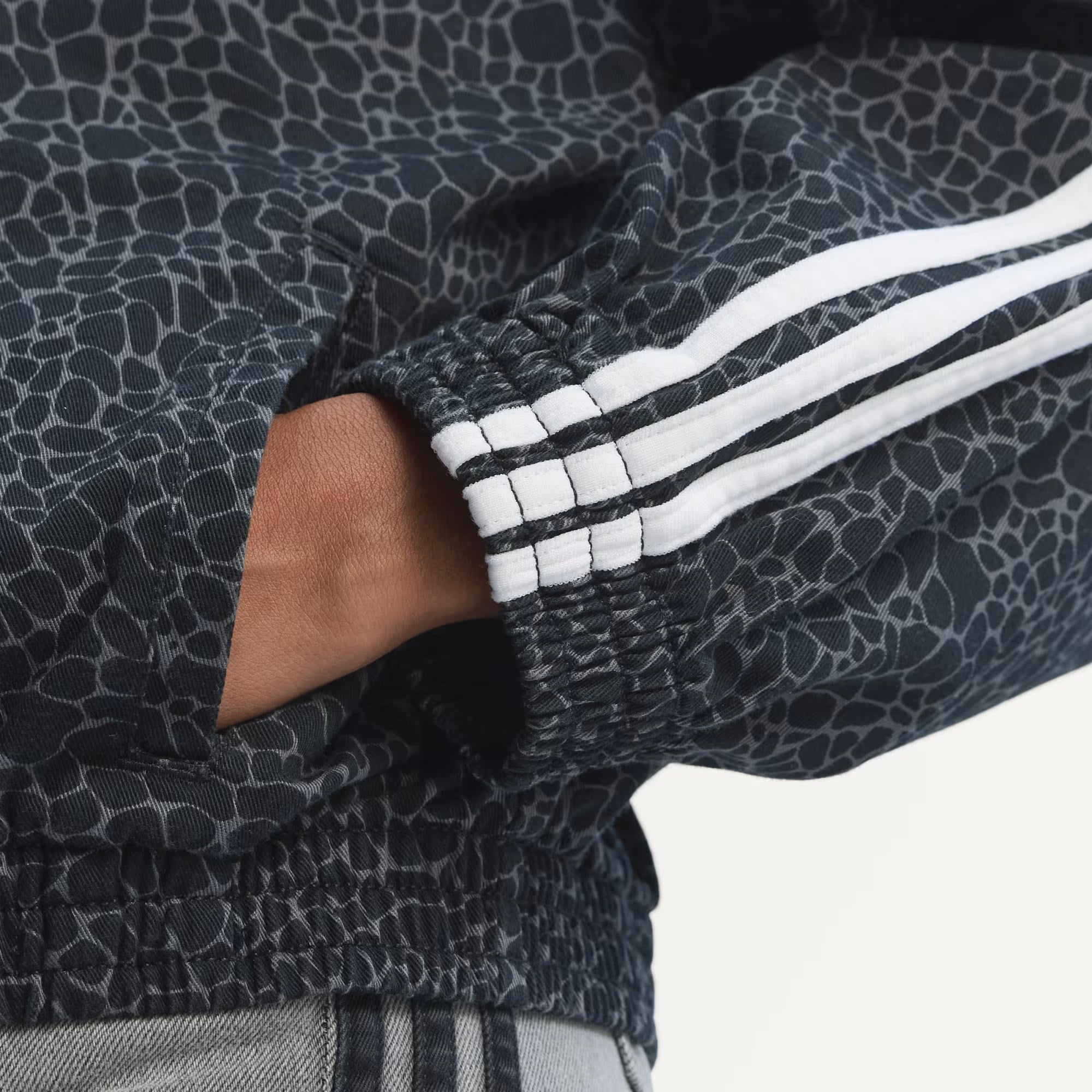 adidas Firebird Oversized Aop Denim Kadın Ceket