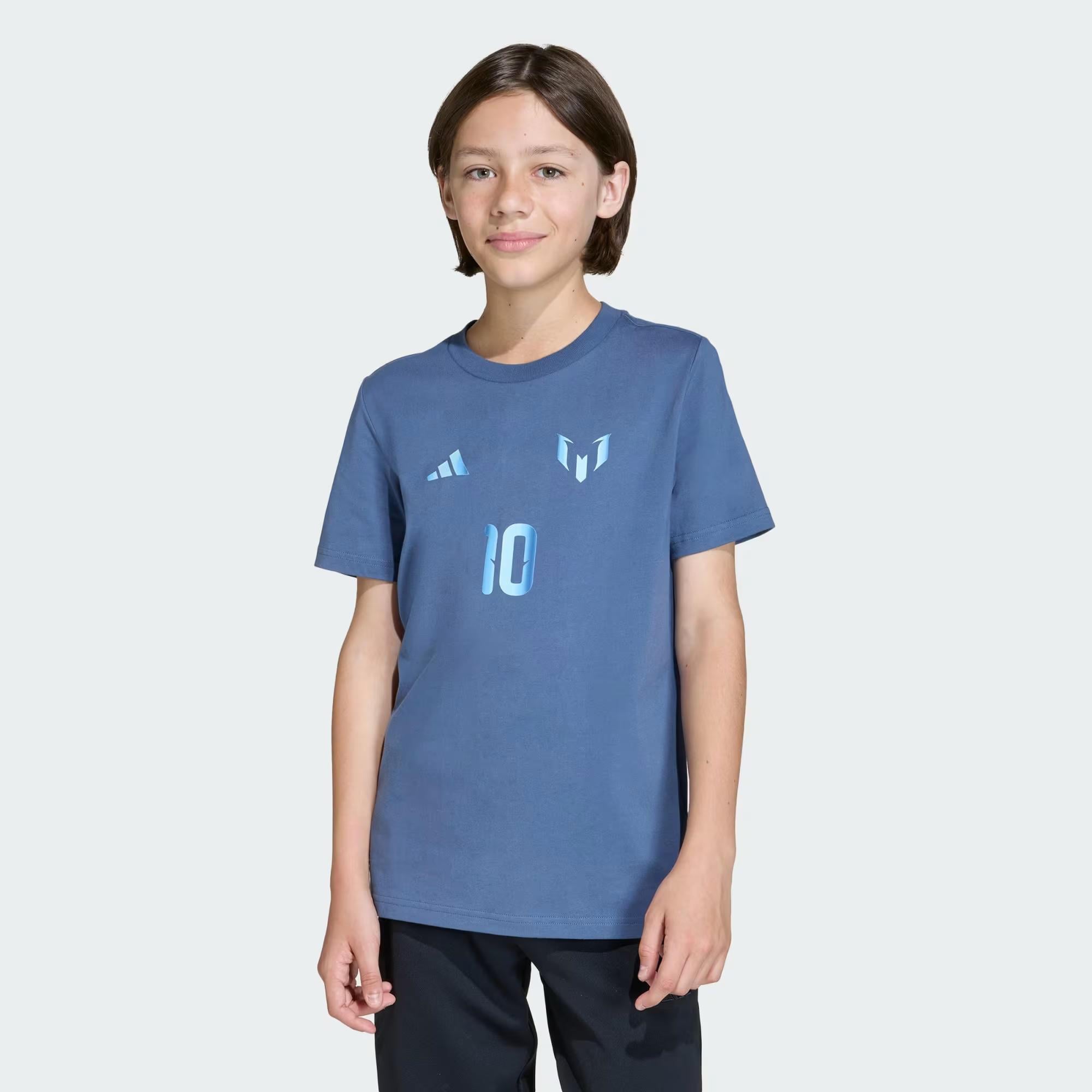 adidas Messi Name and Number Graphic Çocuk Tişört