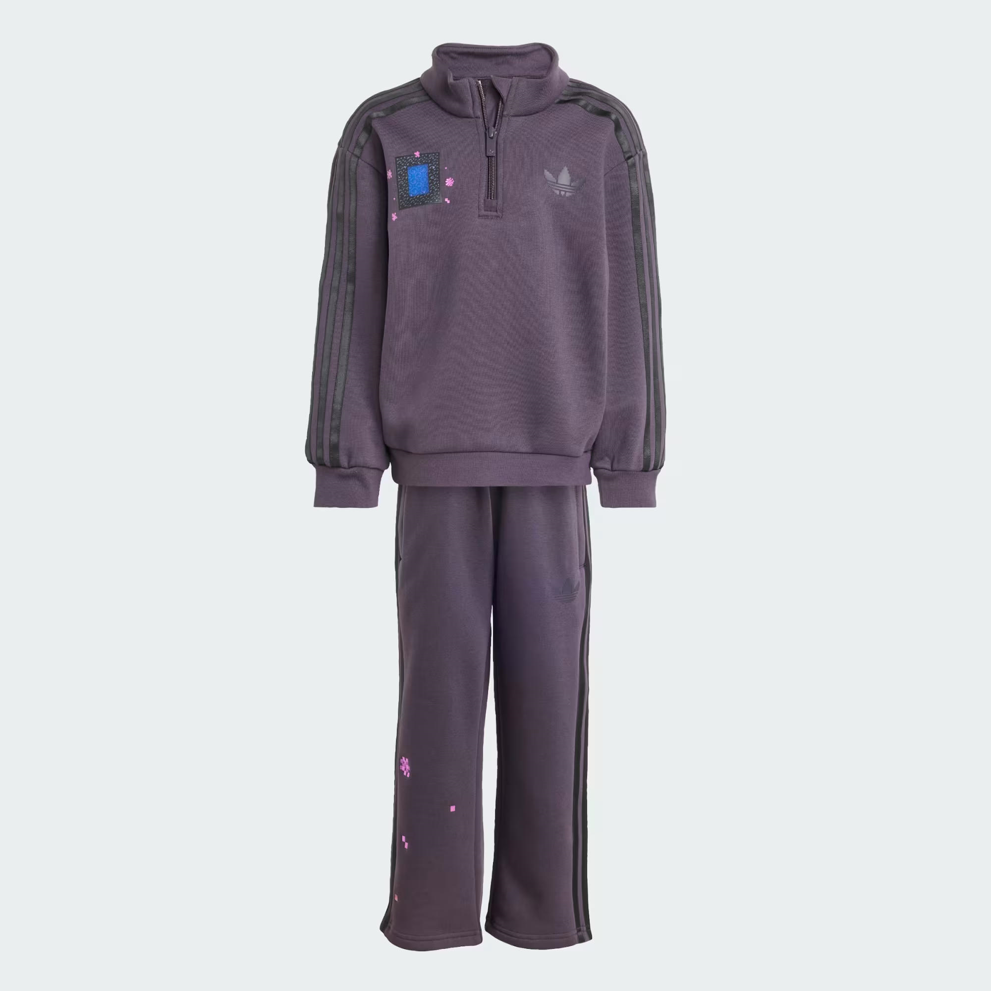 adidas Minecraft Loose Crew Çocuk Eşofman Takımı