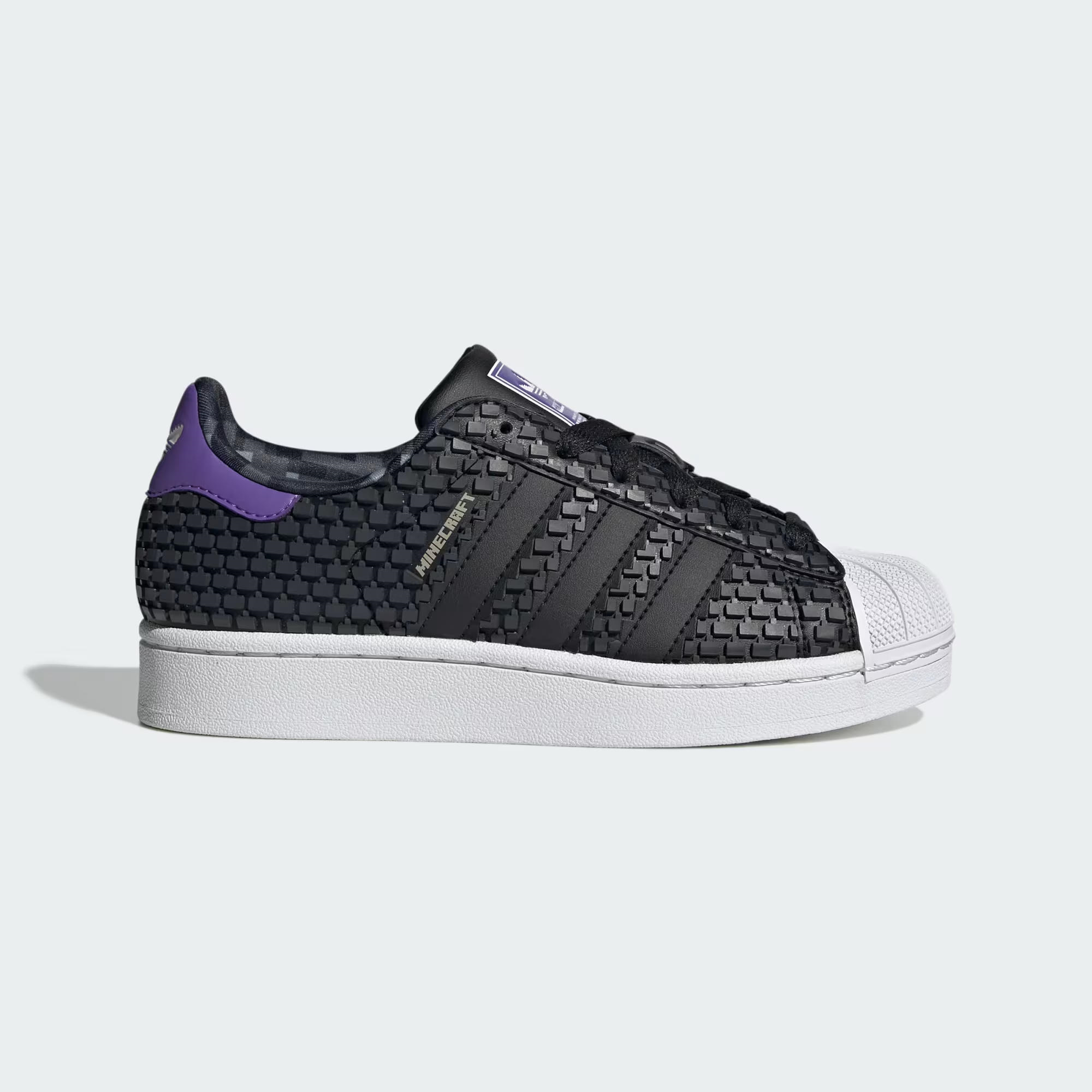 Adidas adidas Siyah Minecraft Superstar II Günlük Spor Ayakkabı Dalkılıç Spor'da! Siyah - 2. görsel