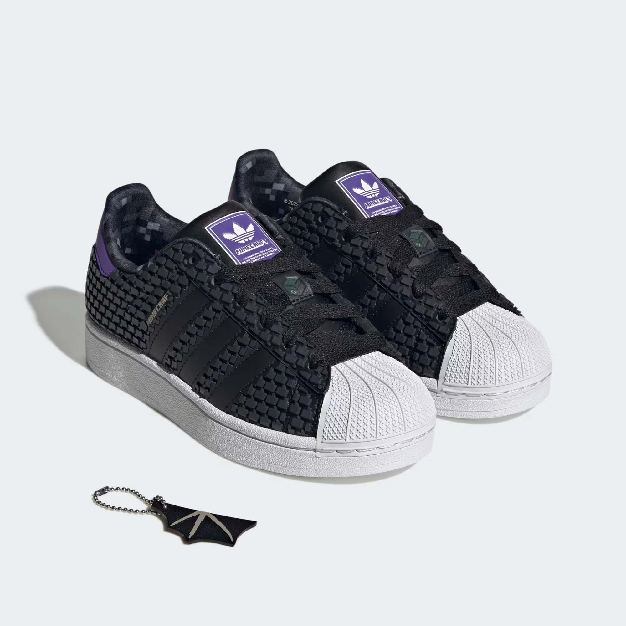 Adidas adidas Siyah Minecraft Superstar II Günlük Spor Ayakkabı Dalkılıç Spor'da! Siyah - 3. görsel