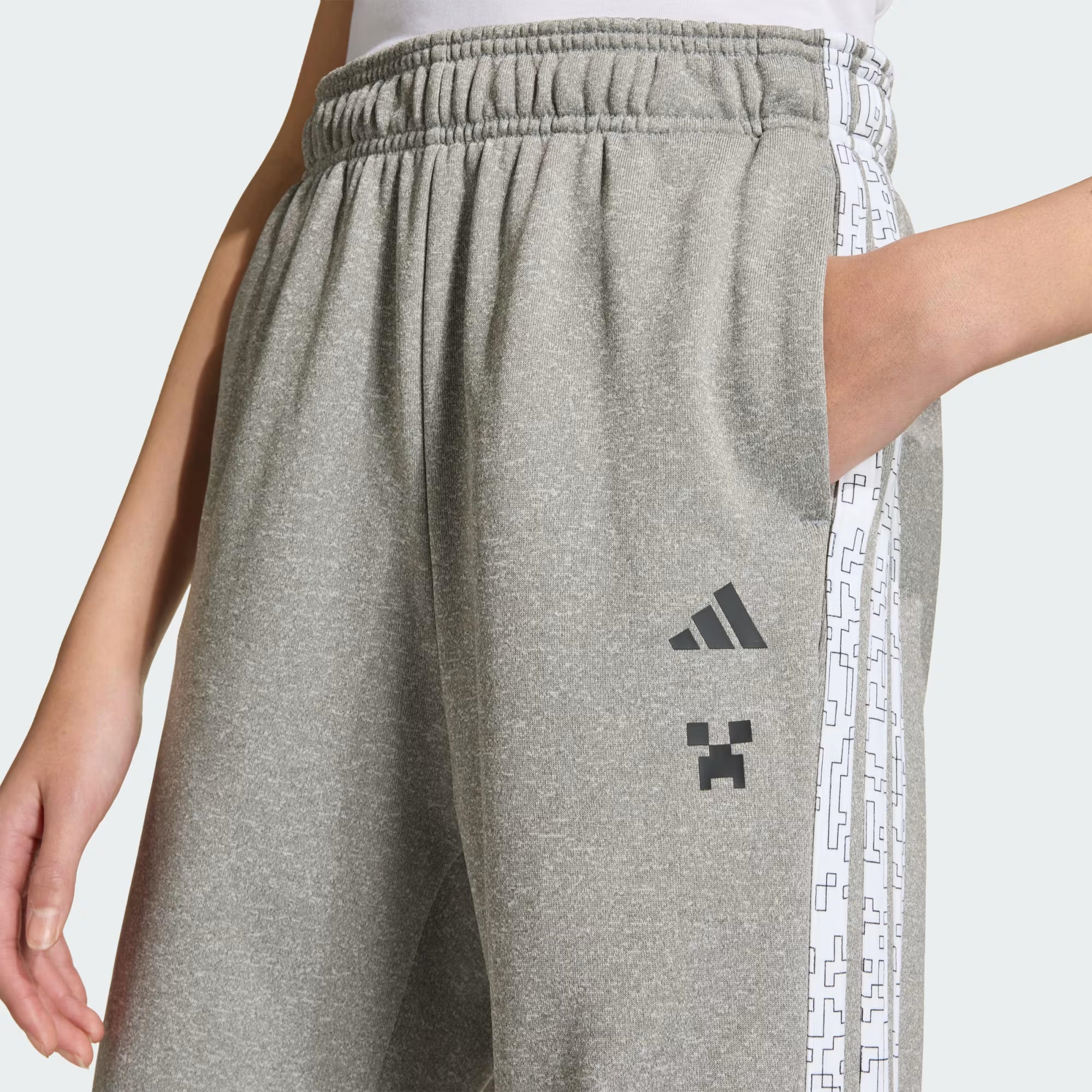 adidas Minecraft Training 3 Stripes Çocuk Eşofman Altı