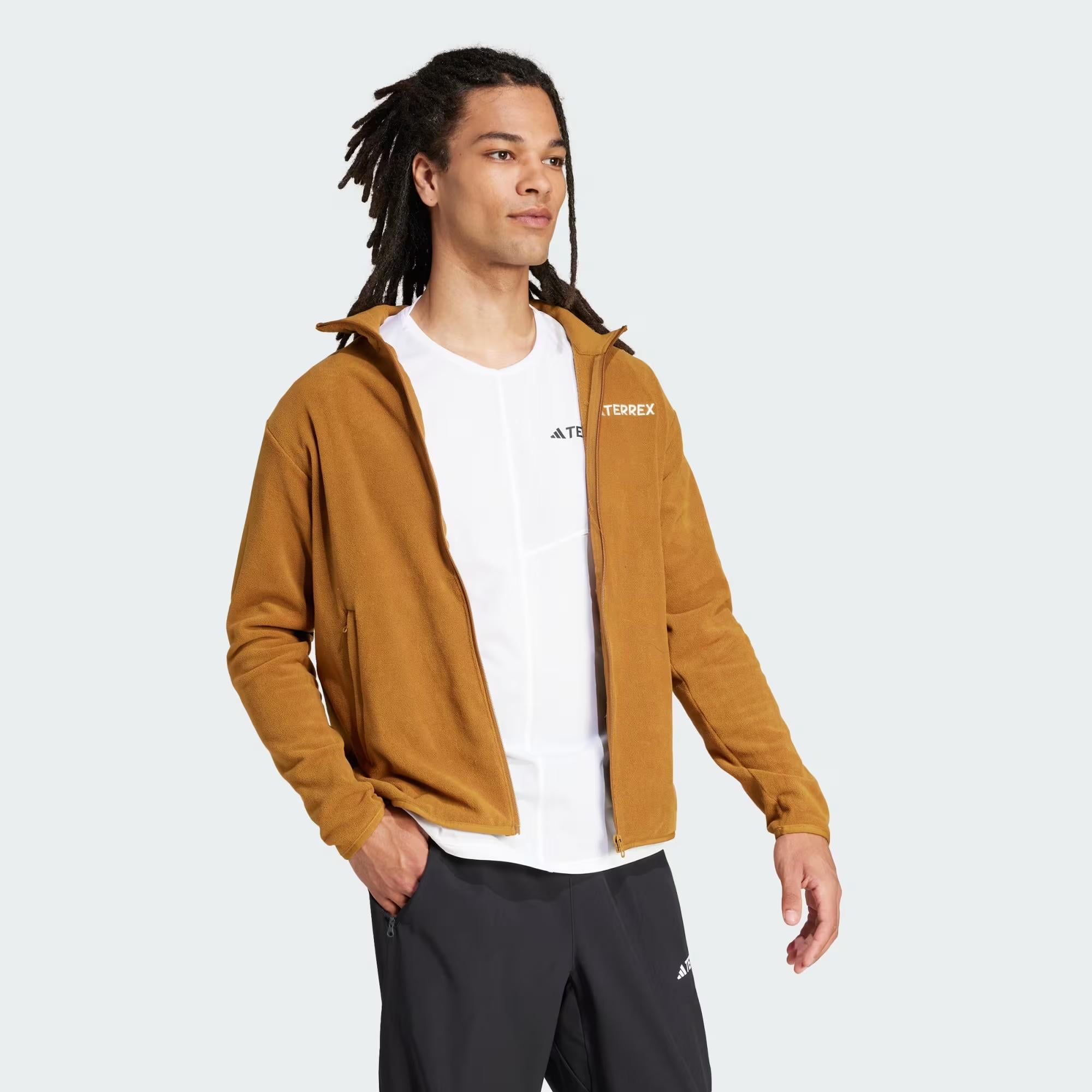 adidas Multi Essentials Full-Zip Fleece Erkek Sweatshirt