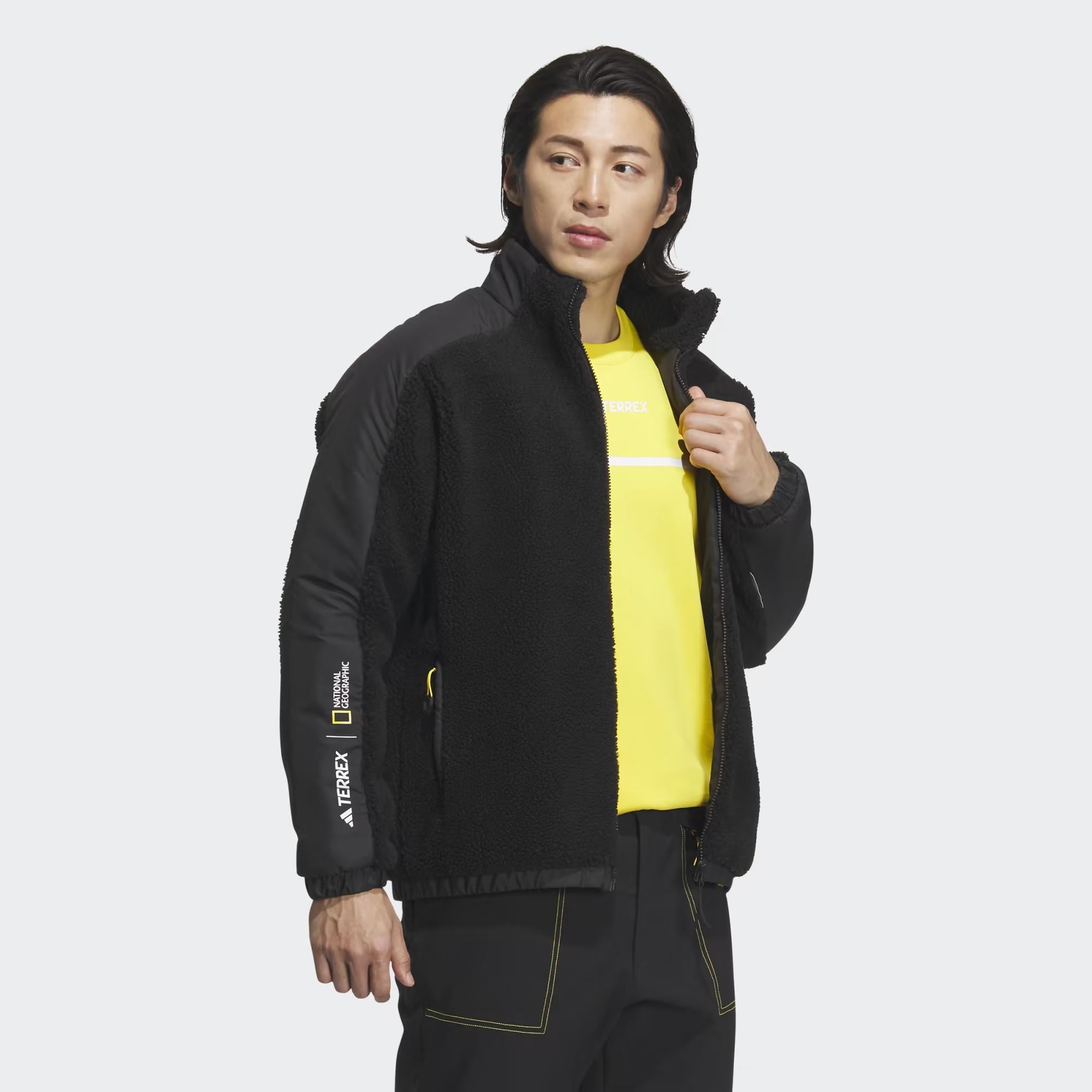 adidas National Geographic High Pile Polar Erkek Sweatshirt