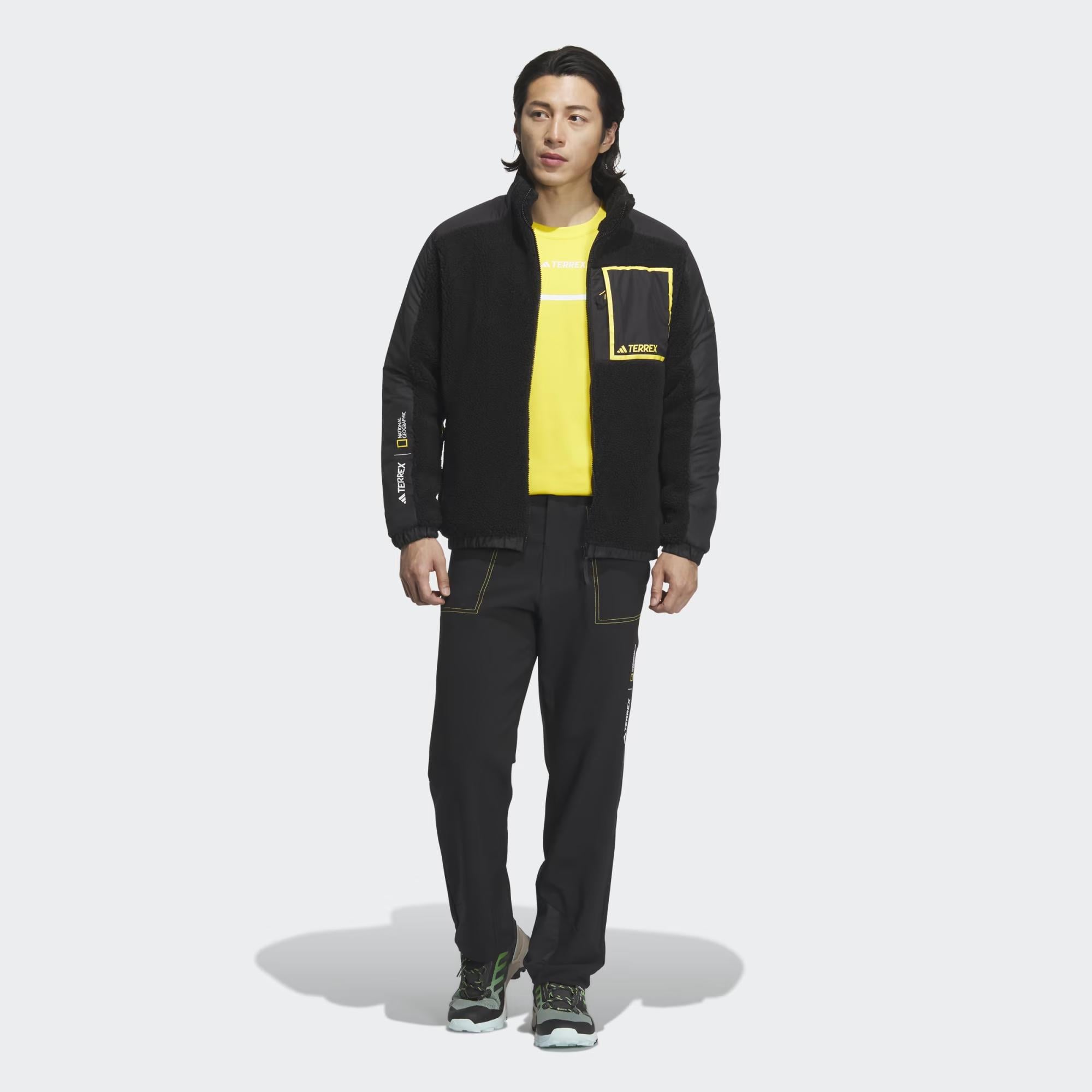 adidas National Geographic High Pile Polar Erkek Sweatshirt