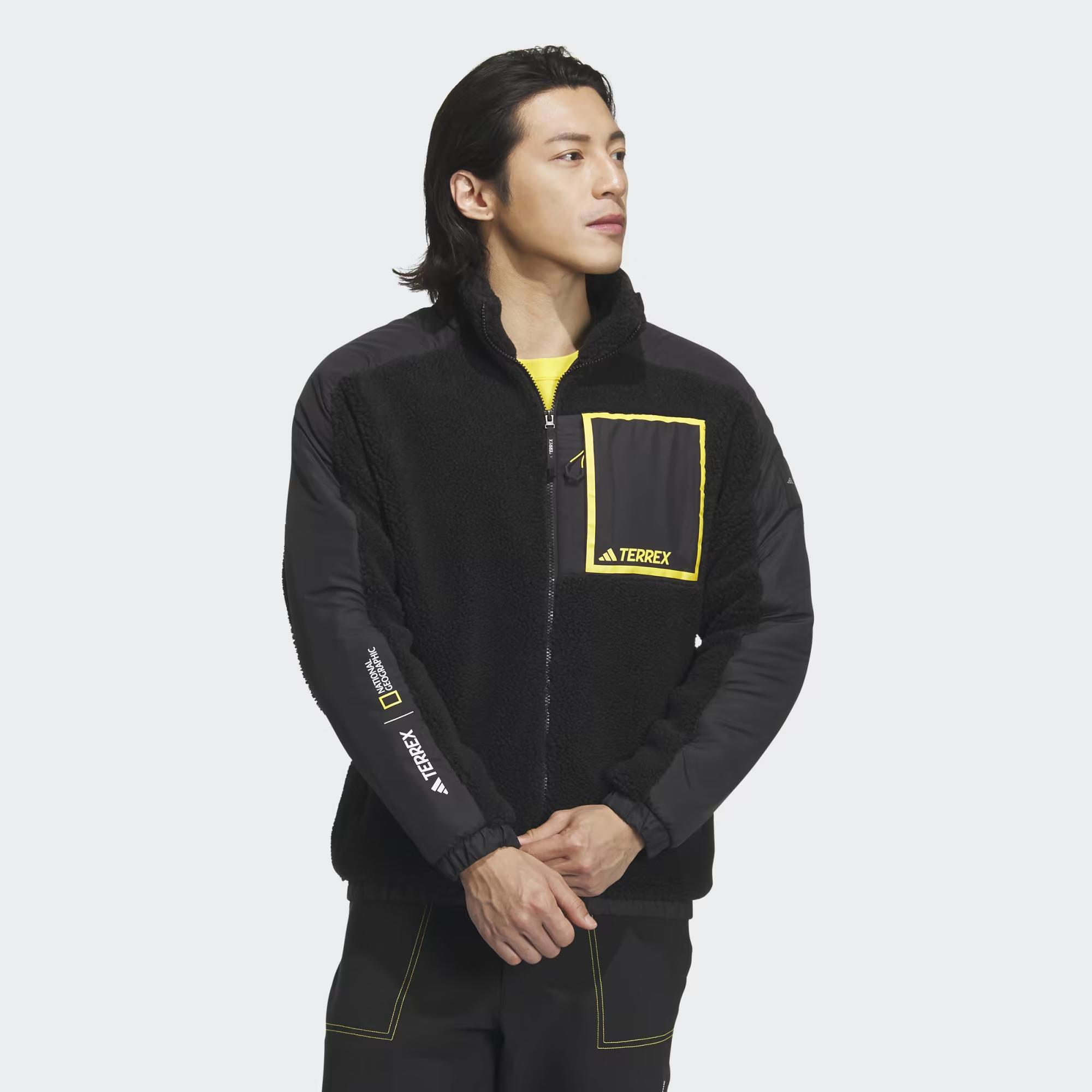 adidas National Geographic High Pile Polar Erkek Sweatshirt